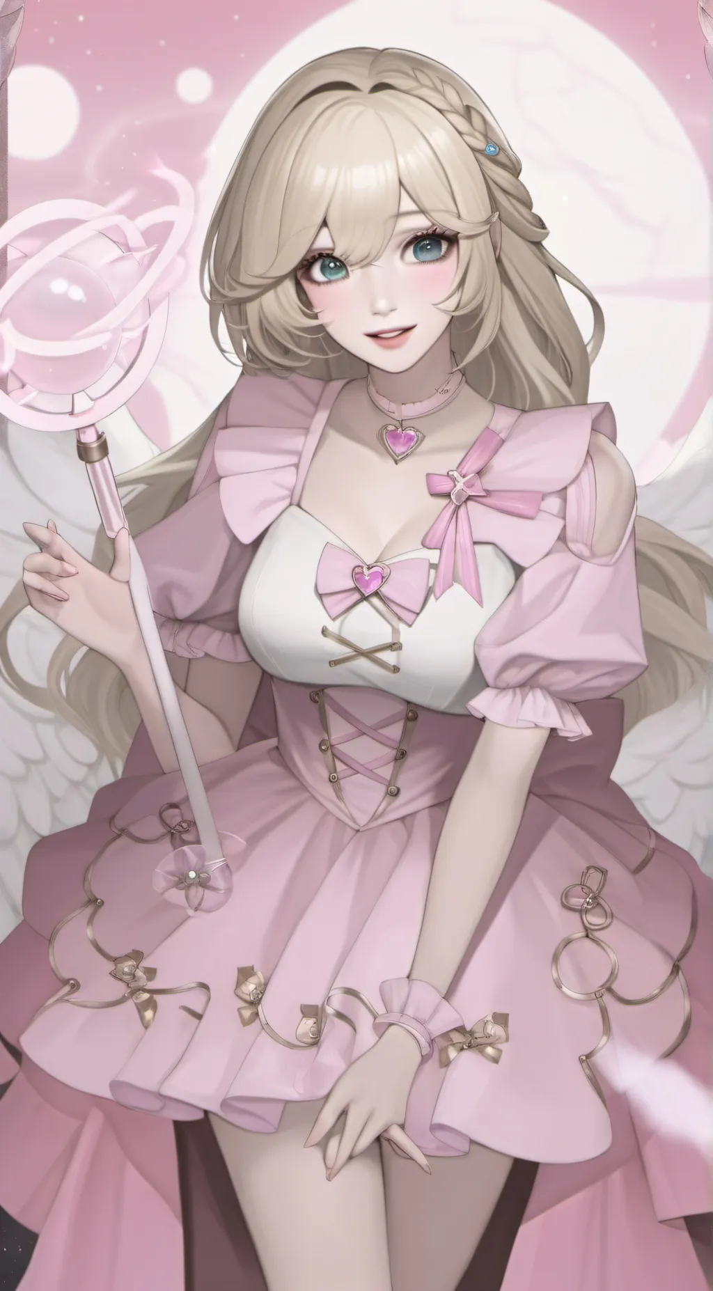 ai character: Liliana mitsuri  background