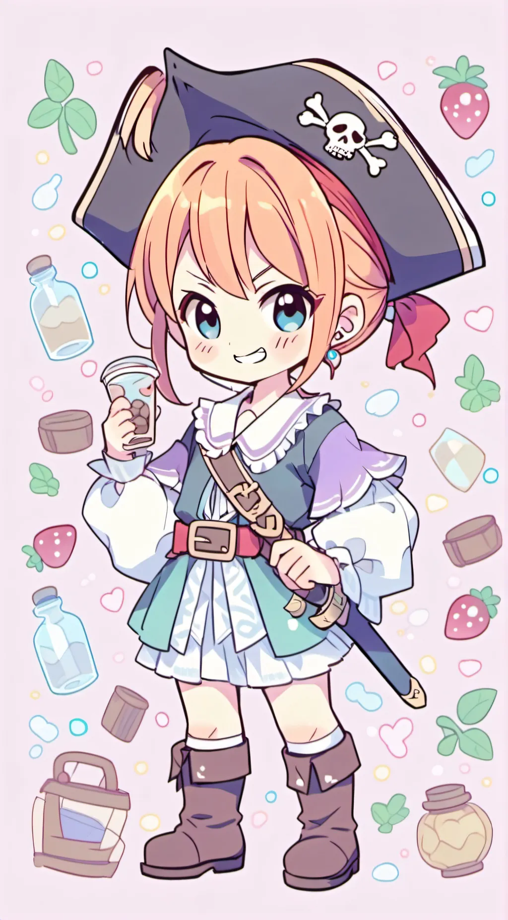 ai character: Nami background