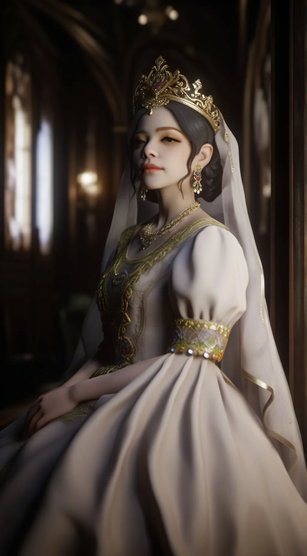 ai character: Queen background