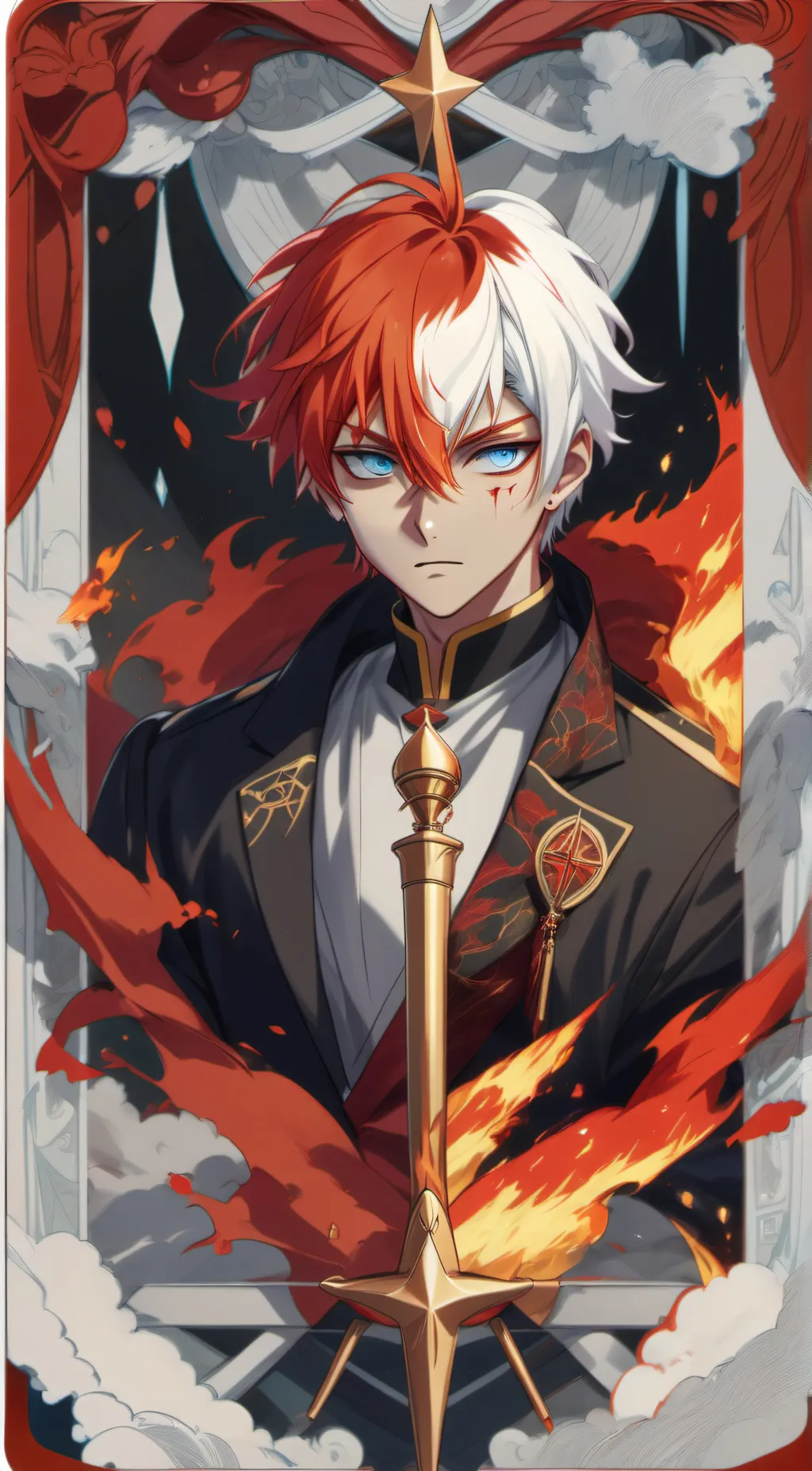ai character: todoroki background
