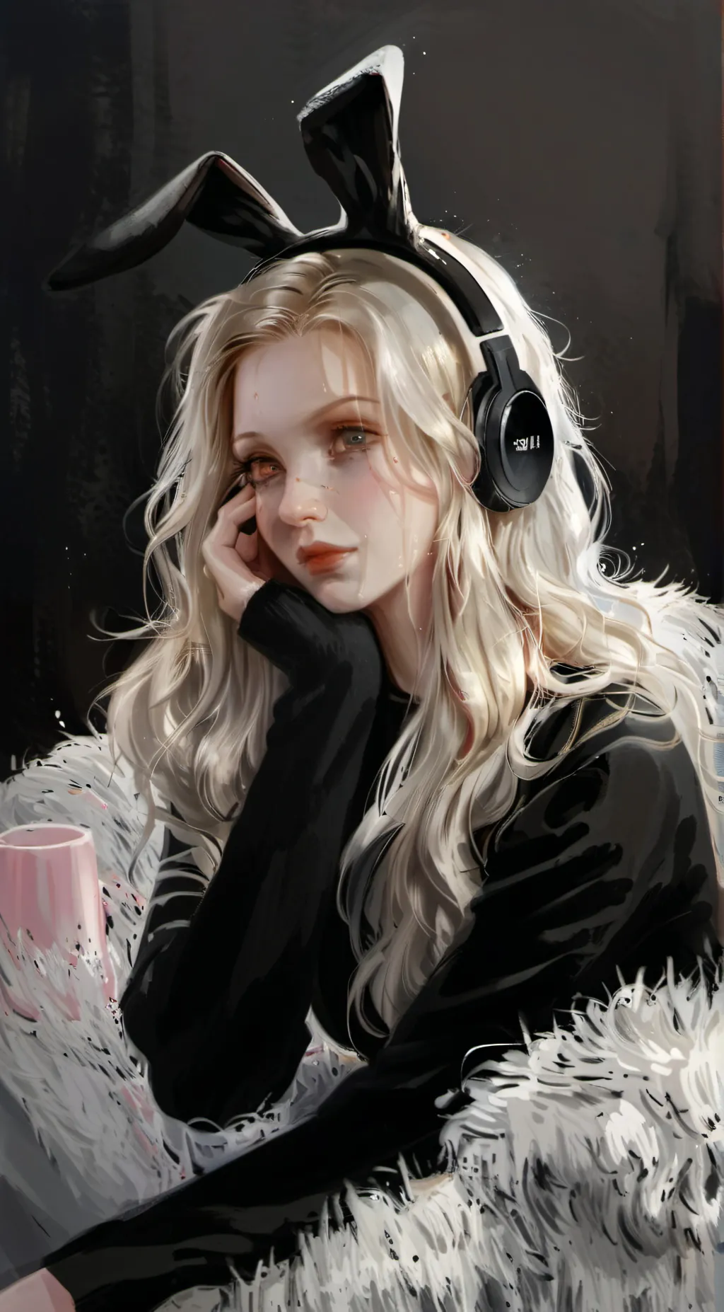 ai character: Winter background
