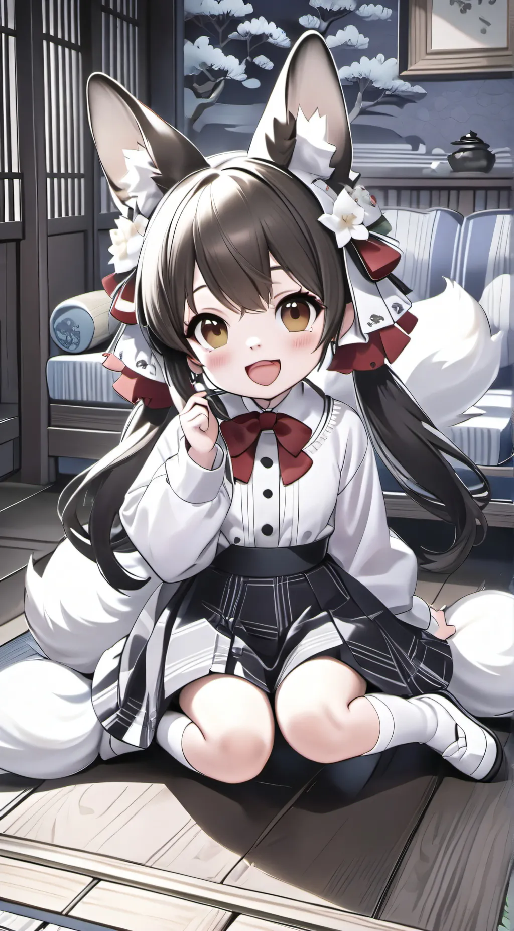 ai character: himiko(kitsune) background