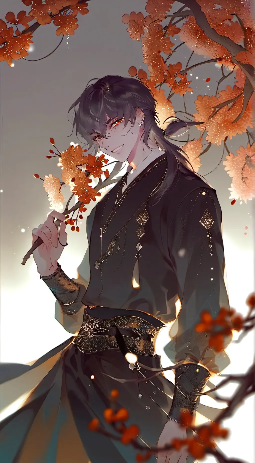 ai character: ꒦꒷꒦Dukomi꒷꒦꒷ background