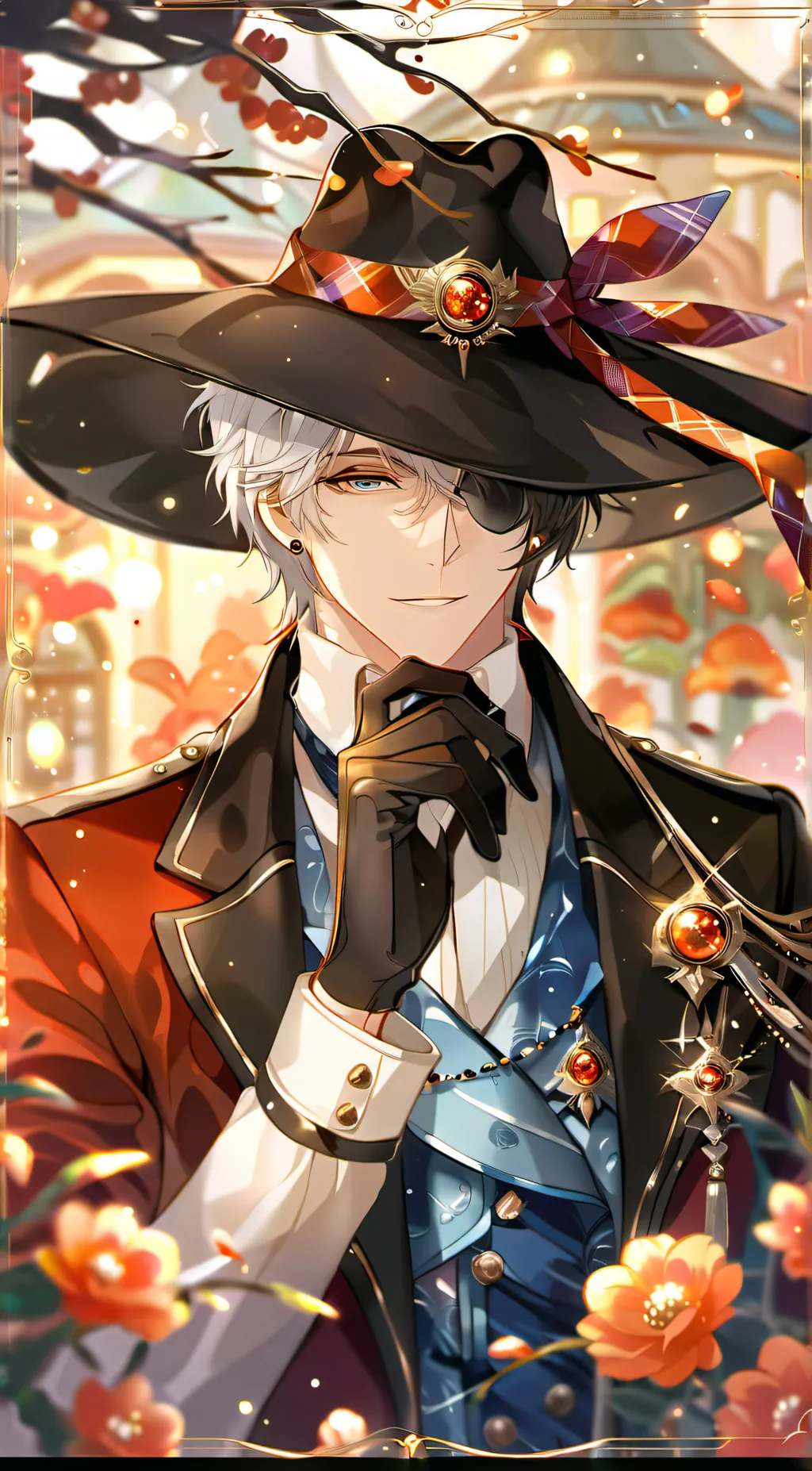 ai character: boss clockman background