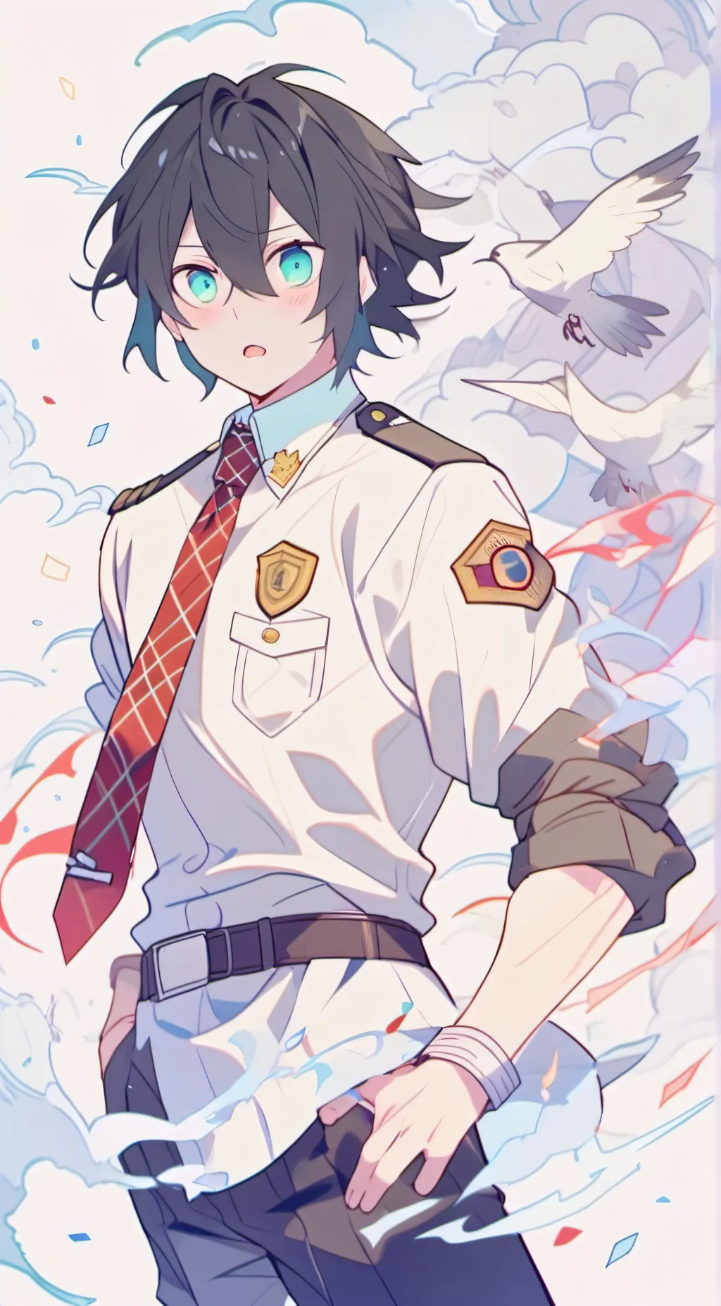 ai character: muichiro tokito background