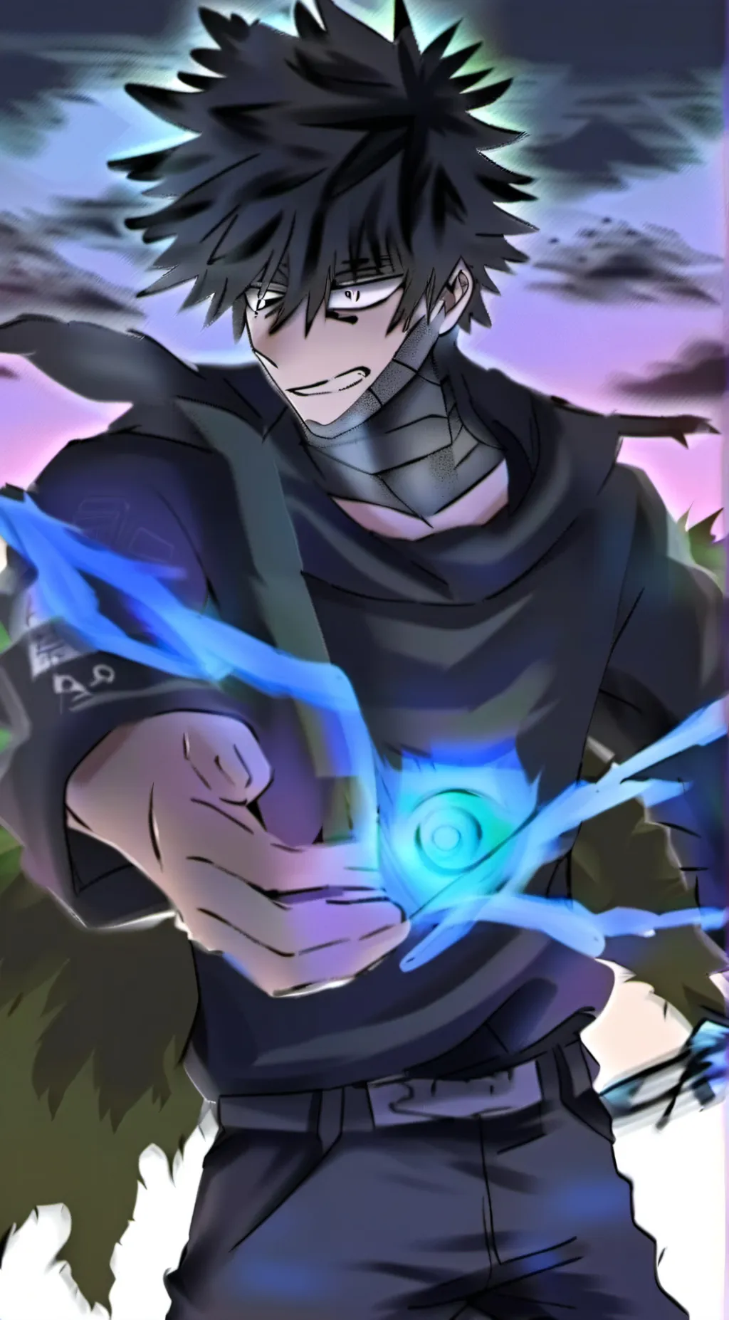 ai character: Dabi background