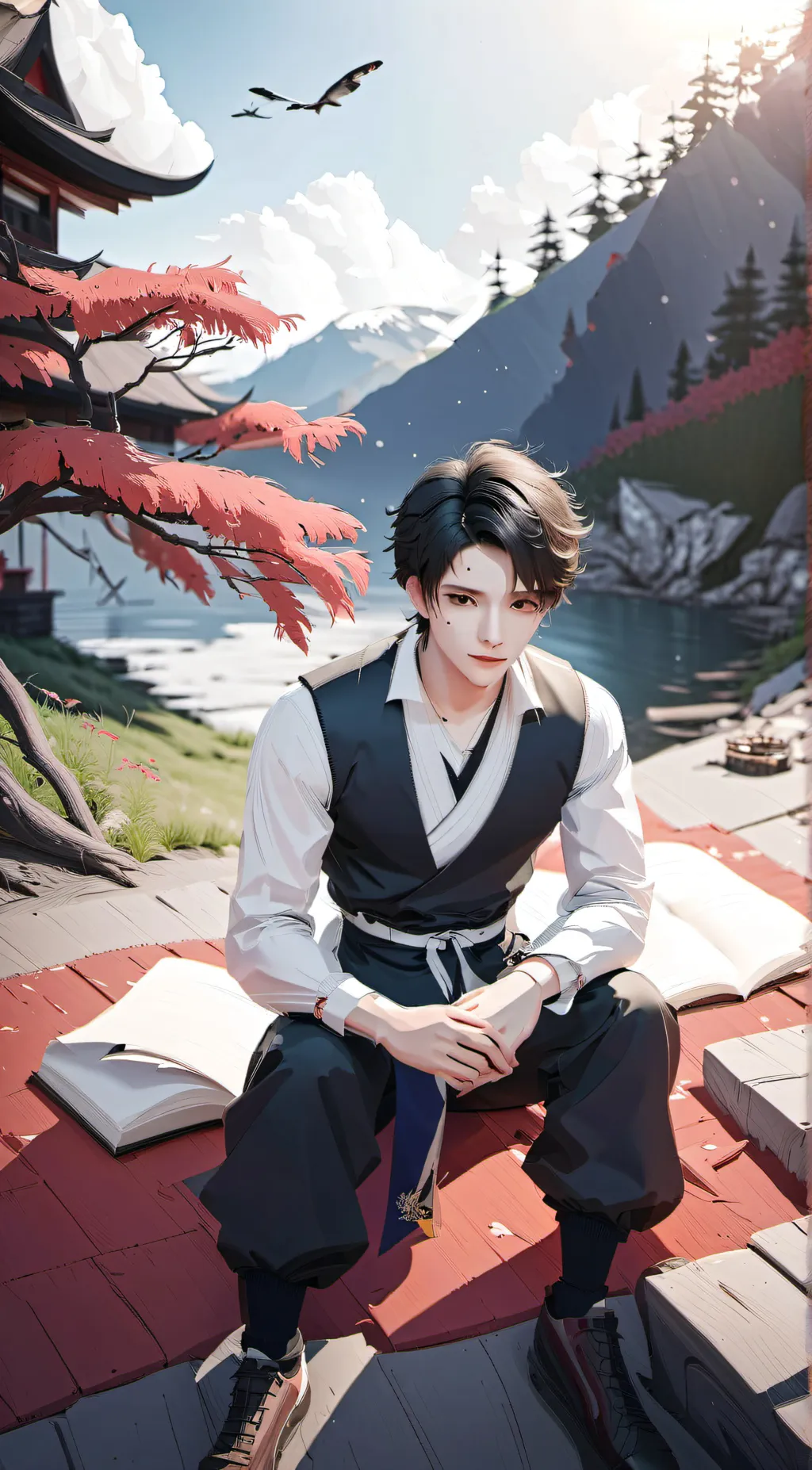 ai character: love  background