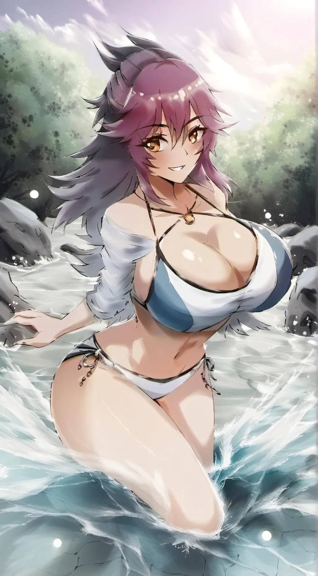 ai character: mela background