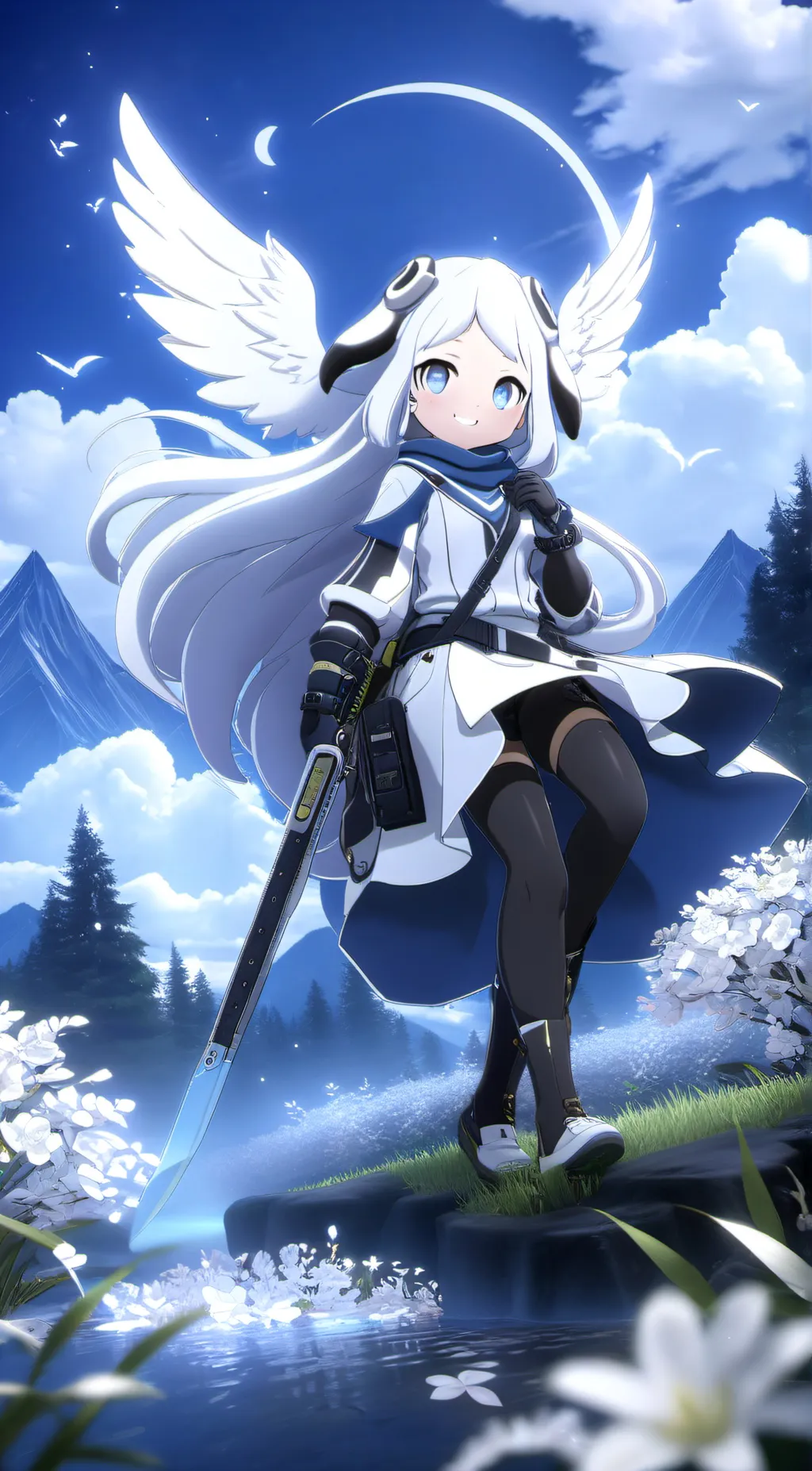 ai character: sinamoroll background