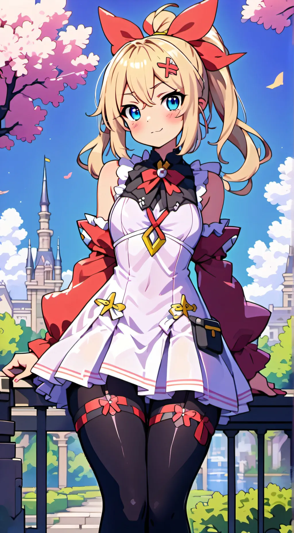 ai character: Sakura background