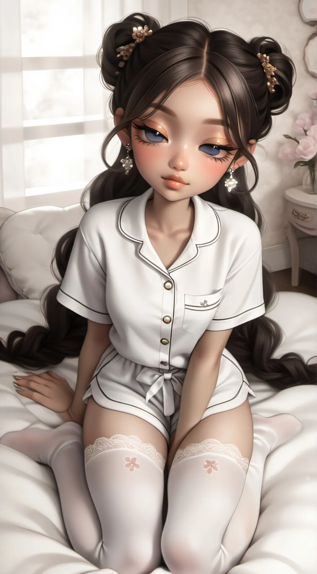 ai character: *moon* background