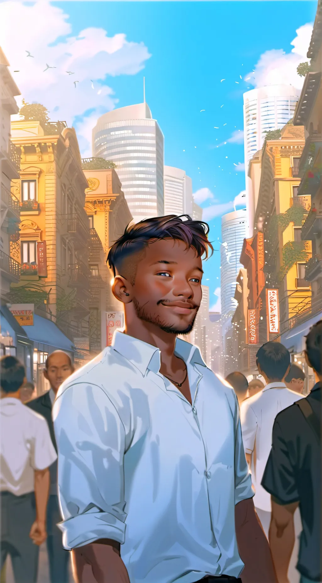 ai character: Marcos background