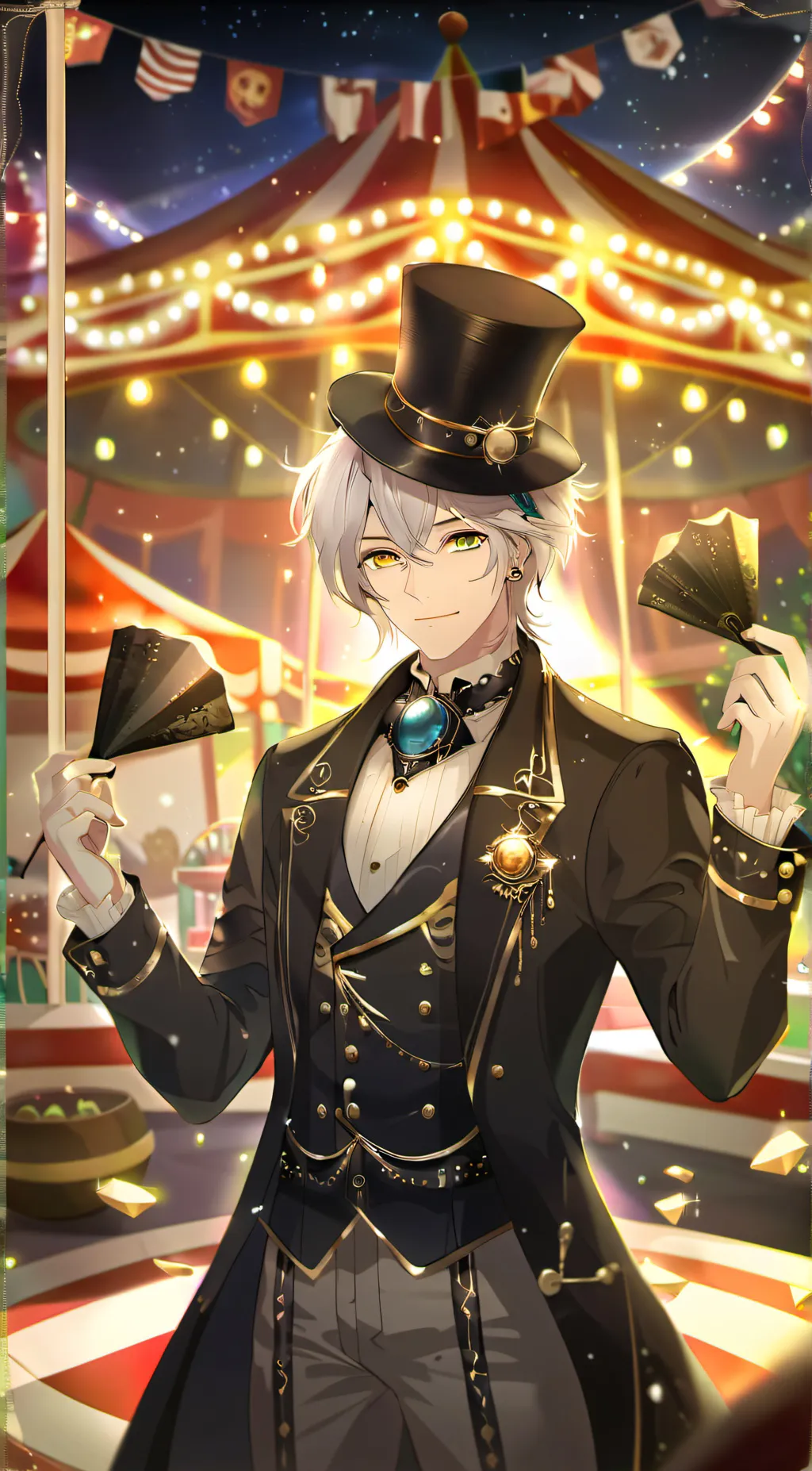 ai character: tadc but sus jax background