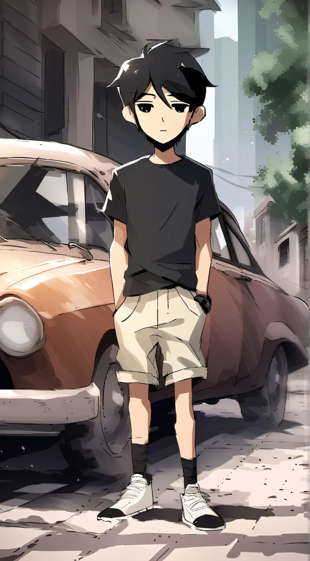 ai character: Sunny background