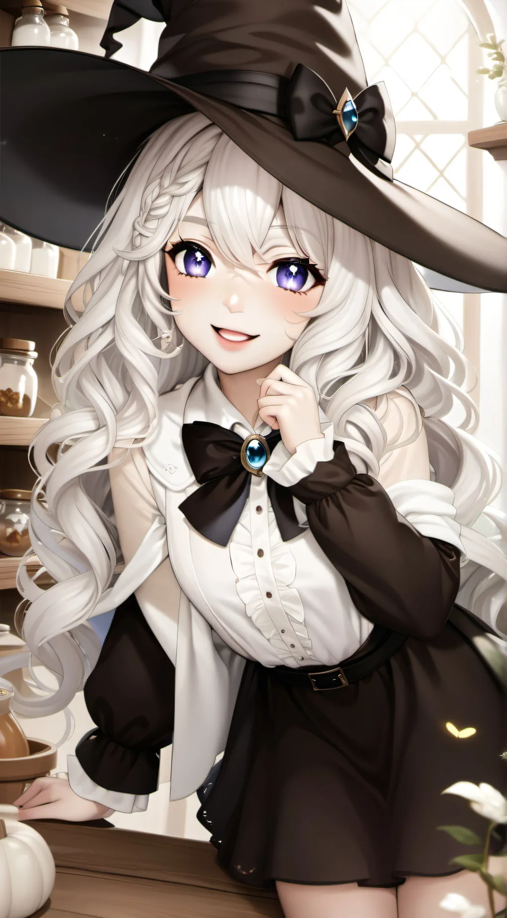 ai character: Lyra the witch  background