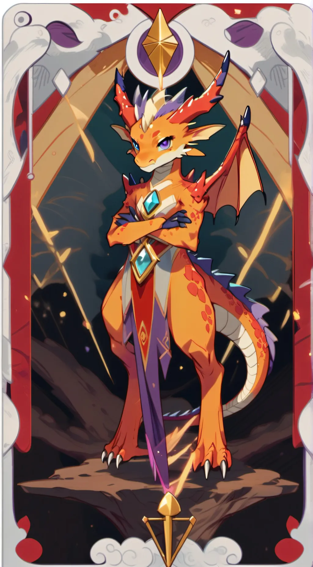 ai character: Smolder background