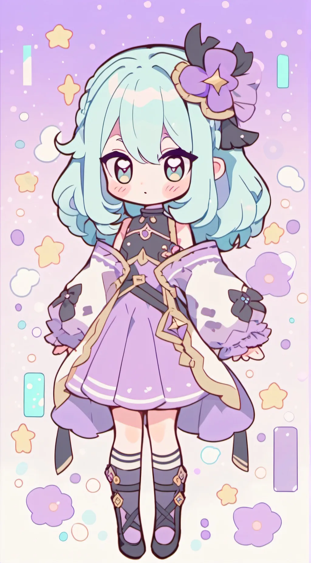 ai character: Lunar background