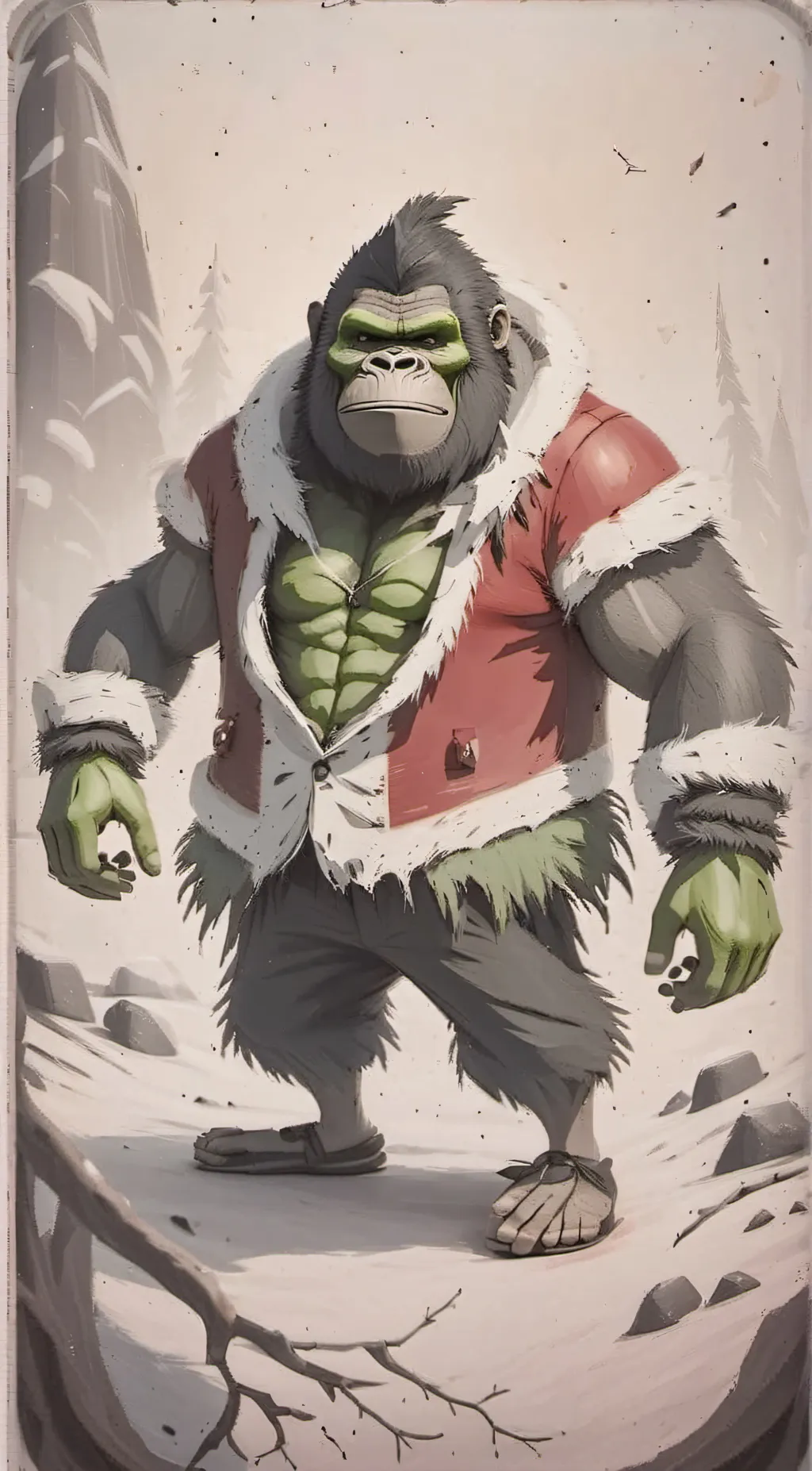 ai character: thegrinchvr  background