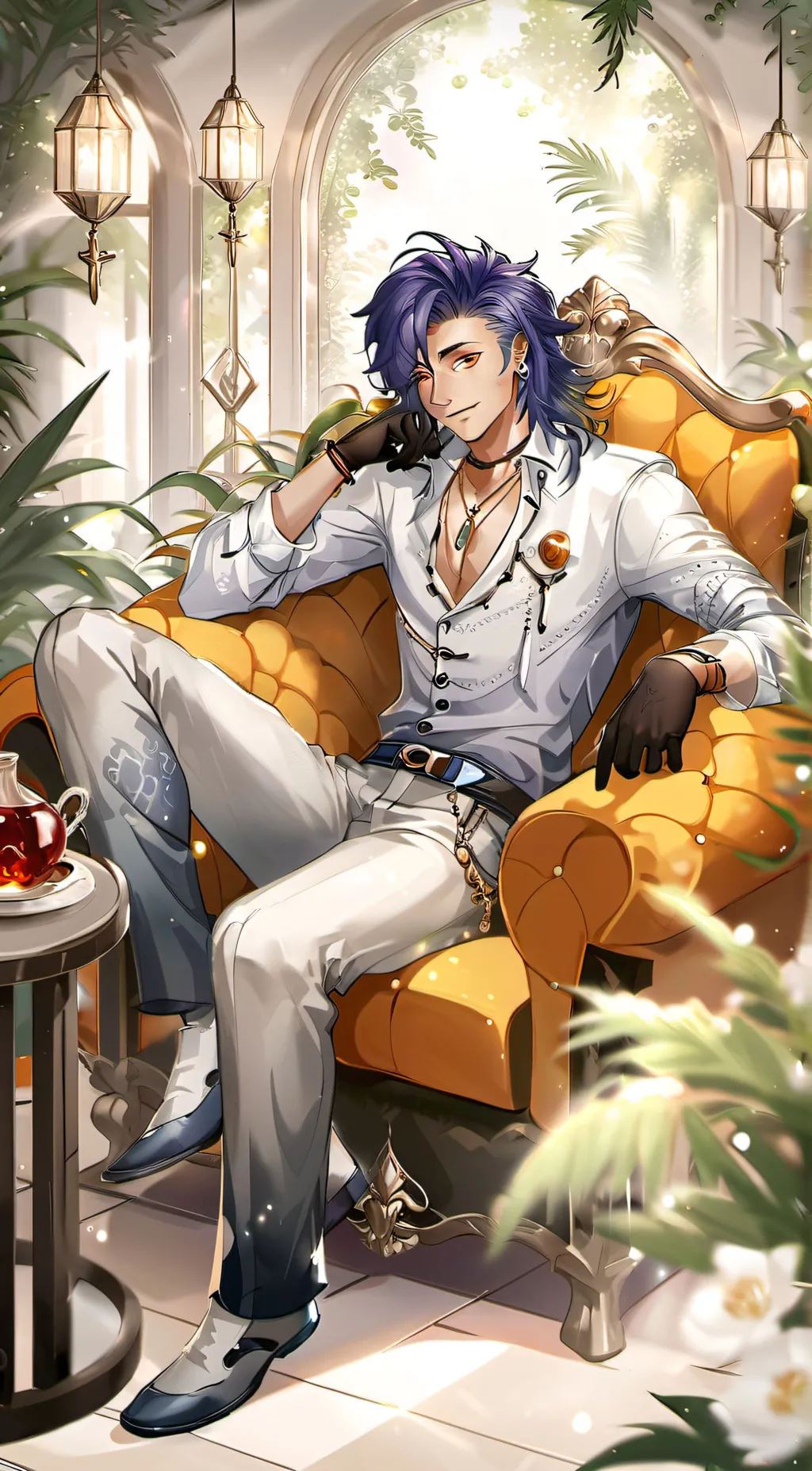 ai character: Mafia wally  background