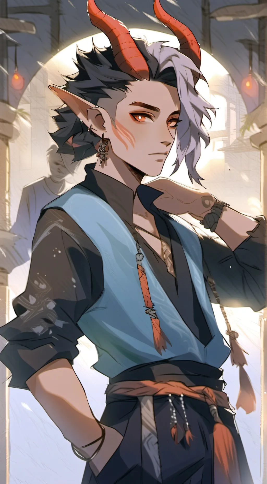 ai character: Lucien background