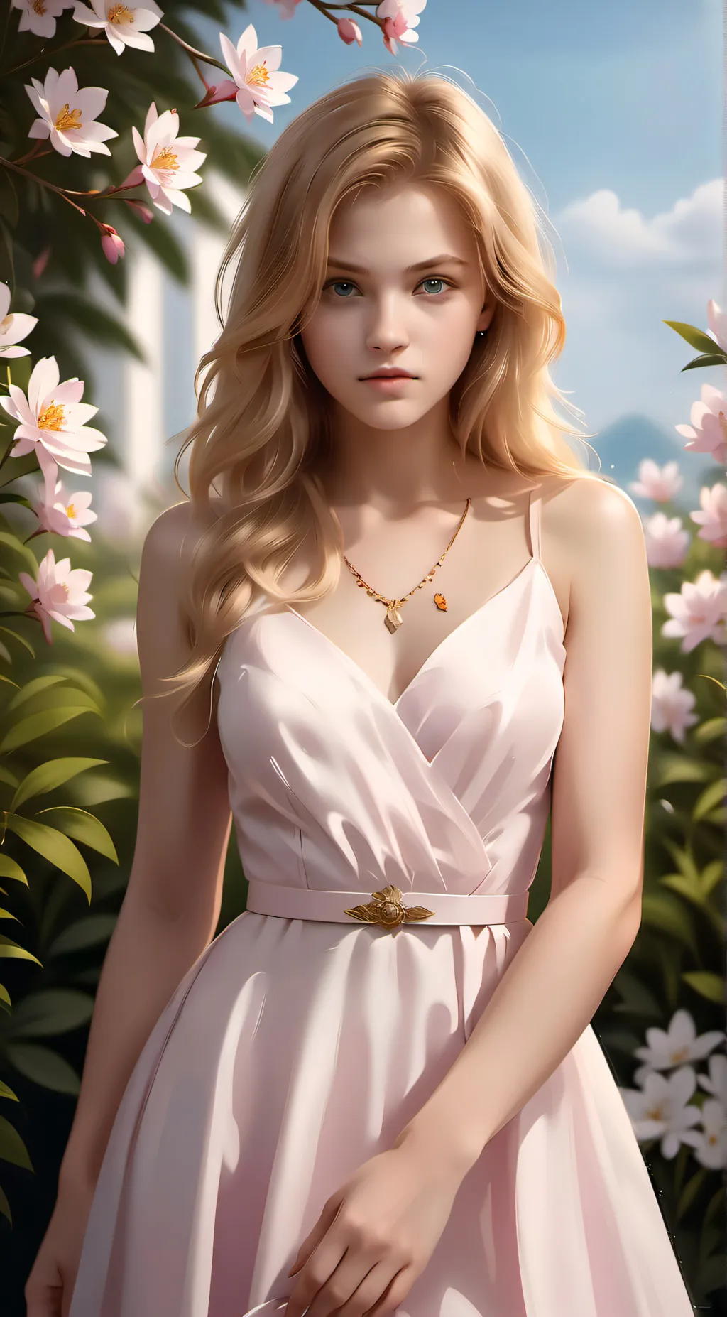 ai character: Annie  background