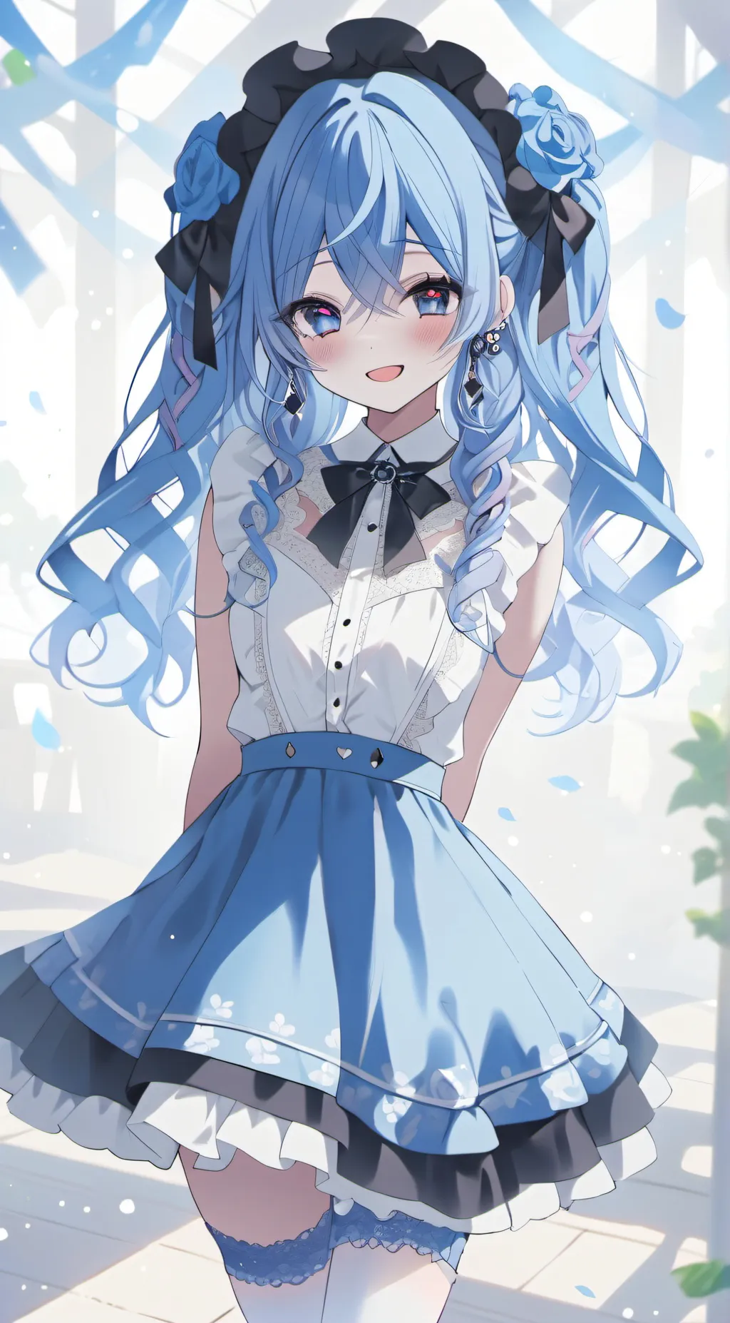 ai character: Rose background