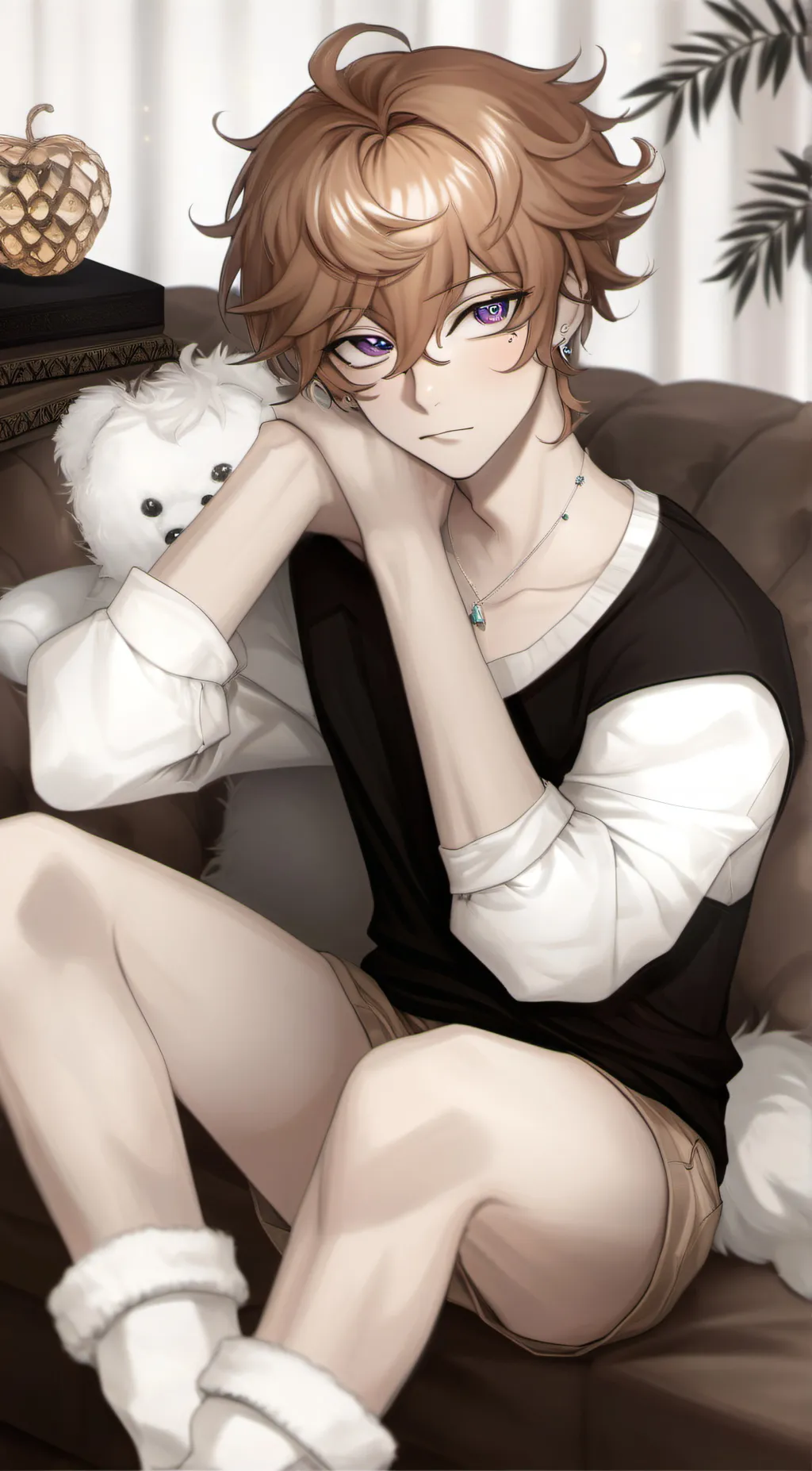 ai character: Gingerbread  background