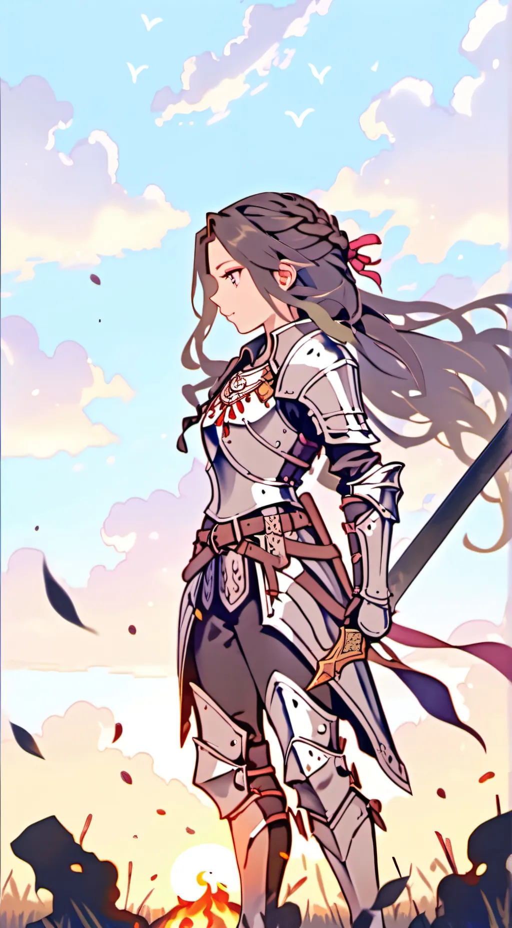 ai character: Aria background