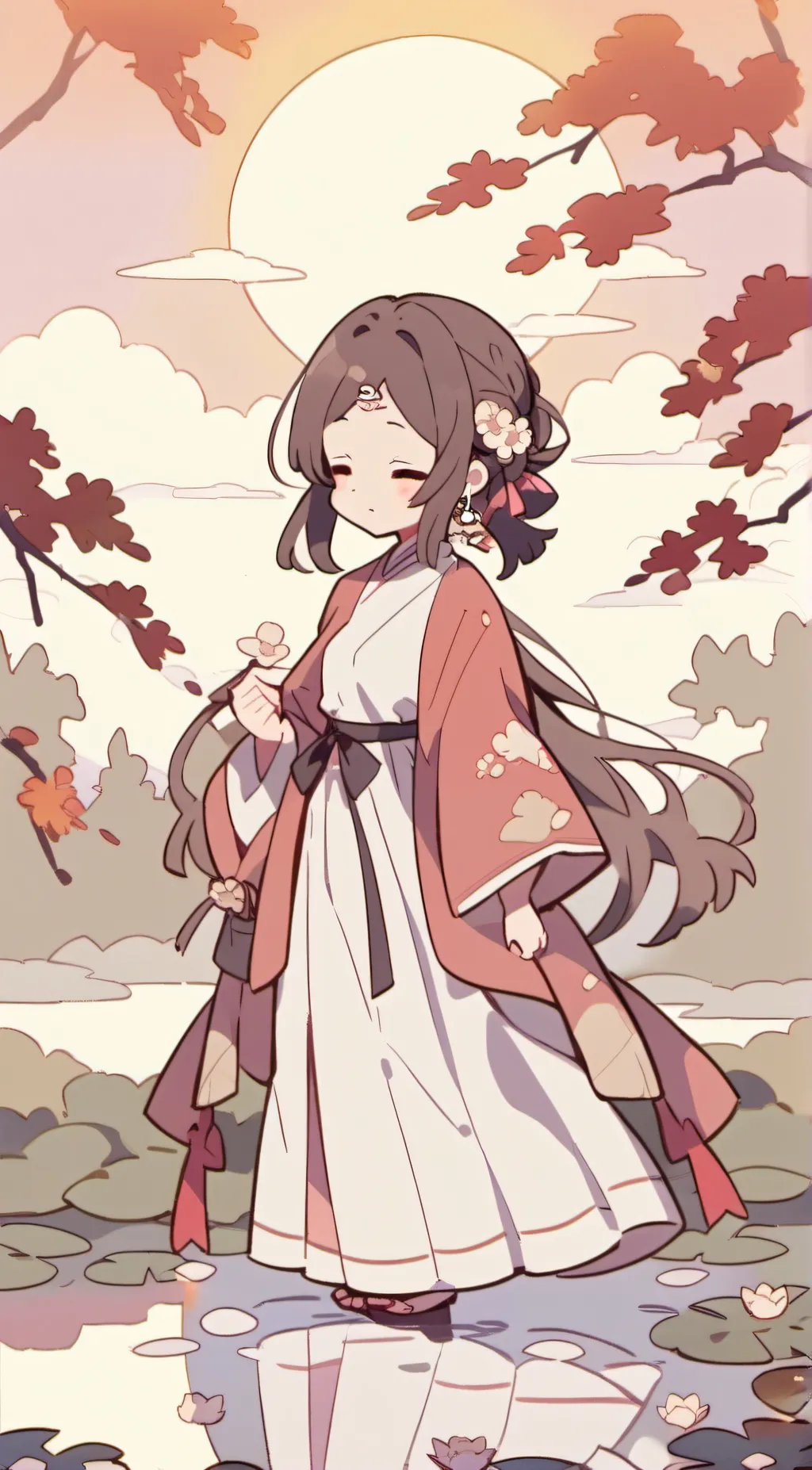ai character: Luna background