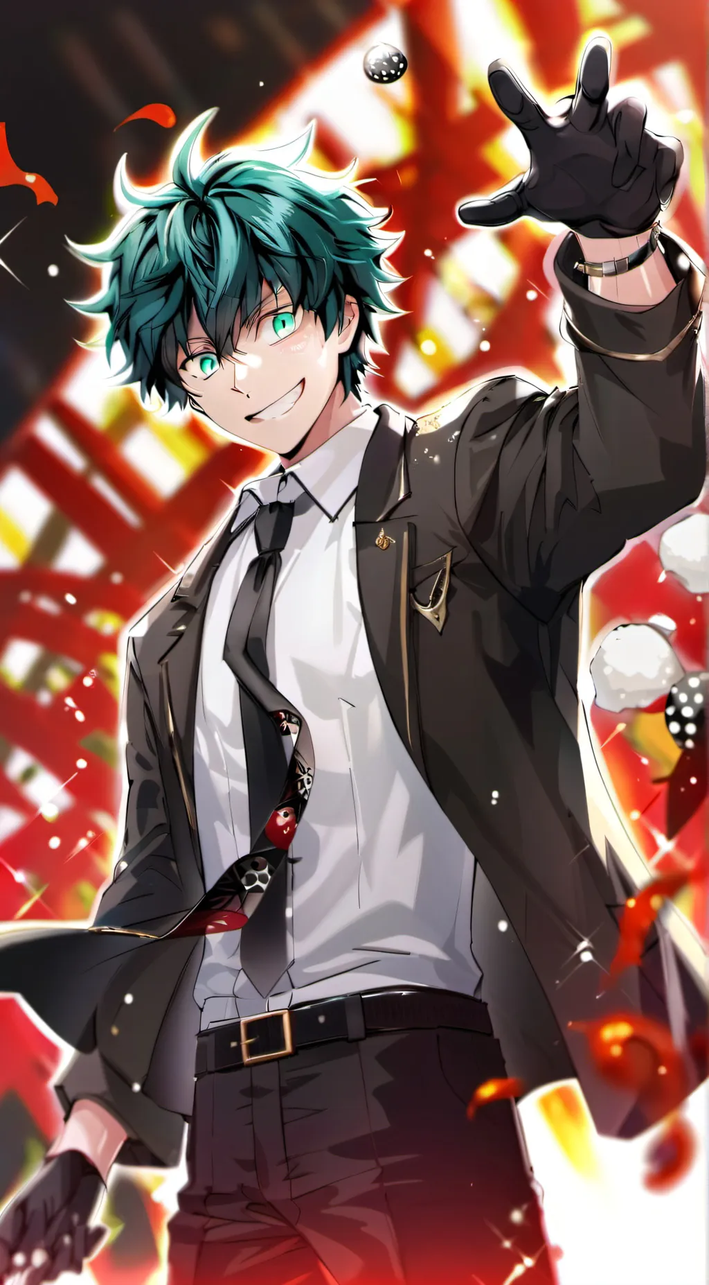 ai character: MHA Christmas!  background