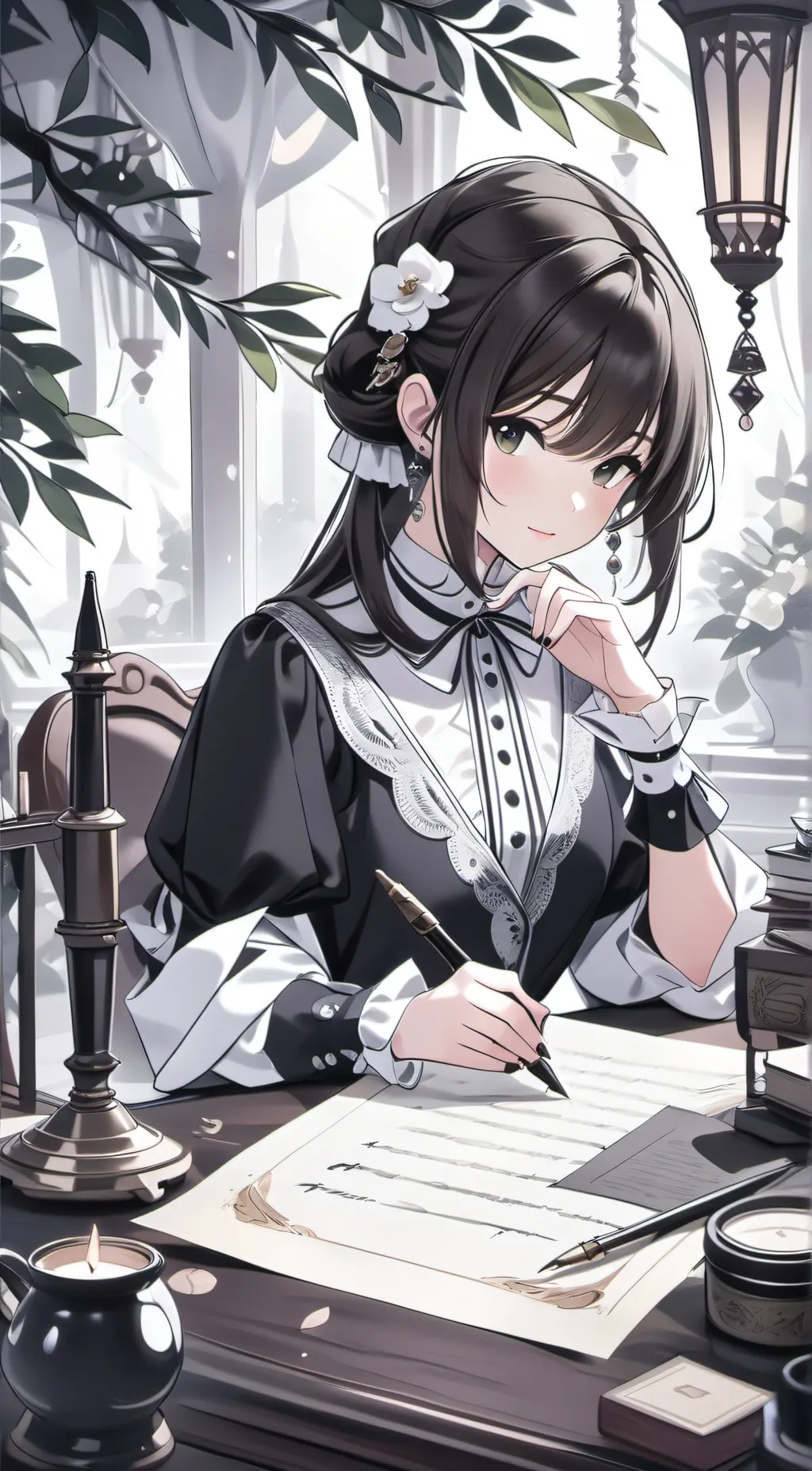 ai character: Victoria background