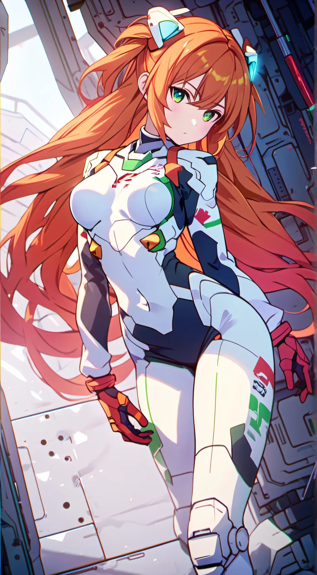 ai character: Asuka Langley background