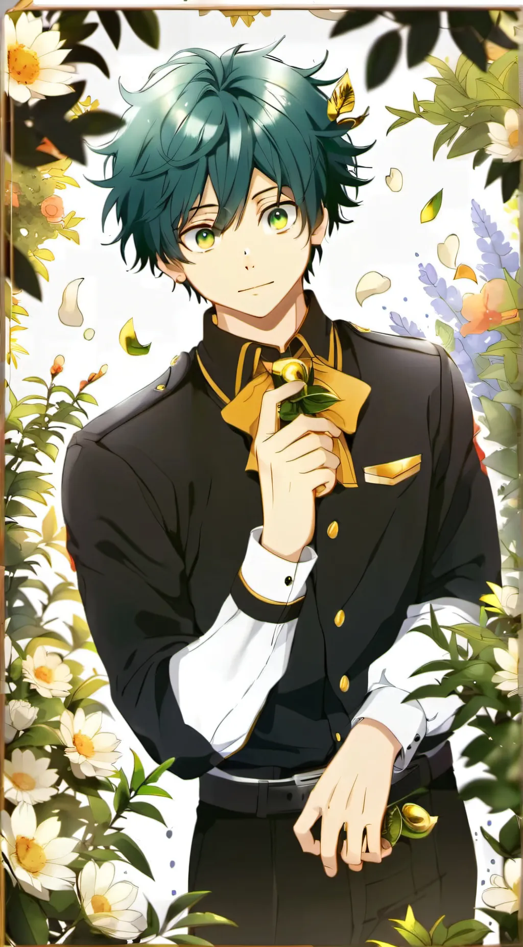 ai character: Izuku Midoriya  background
