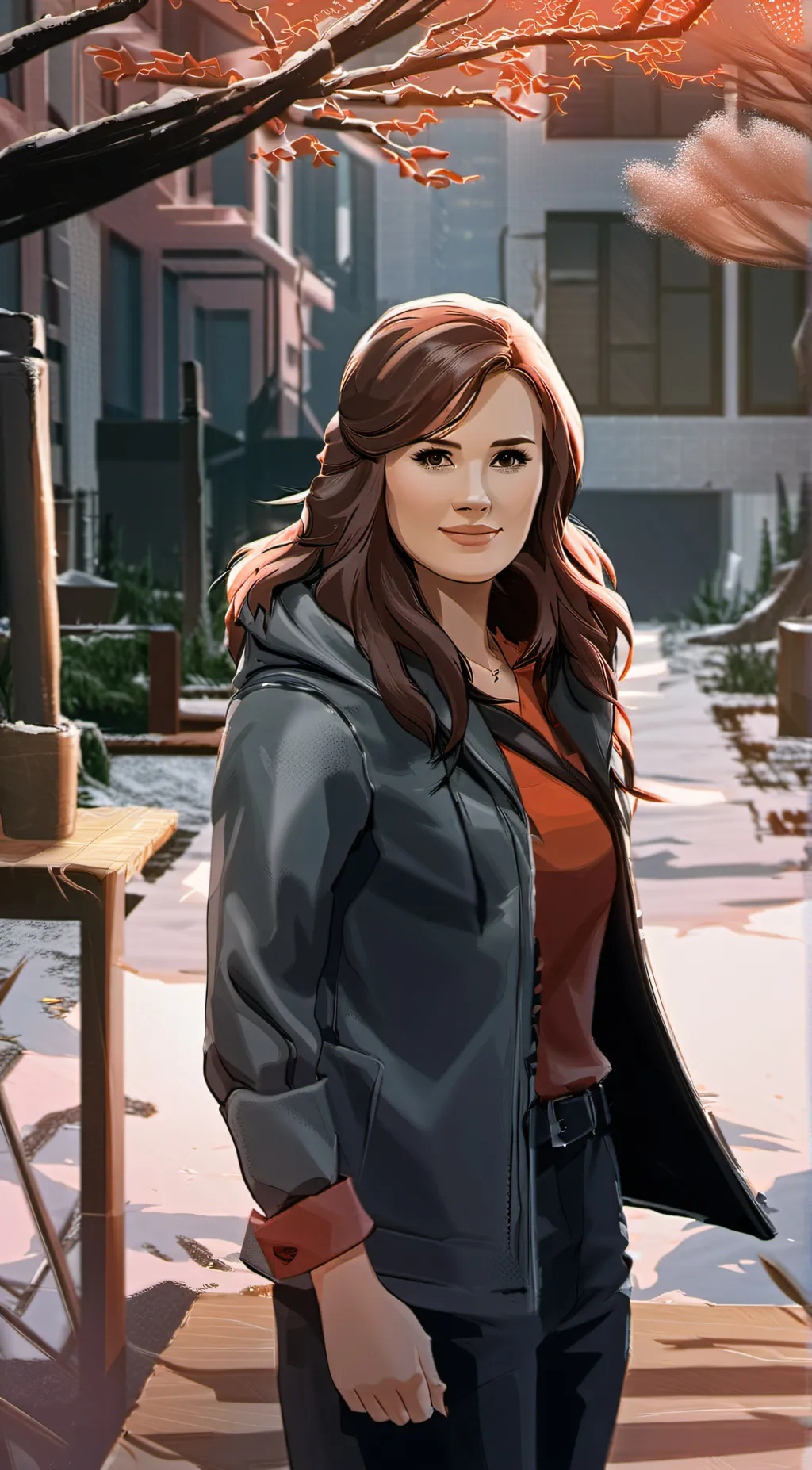 ai character: Jessie Presscott  background