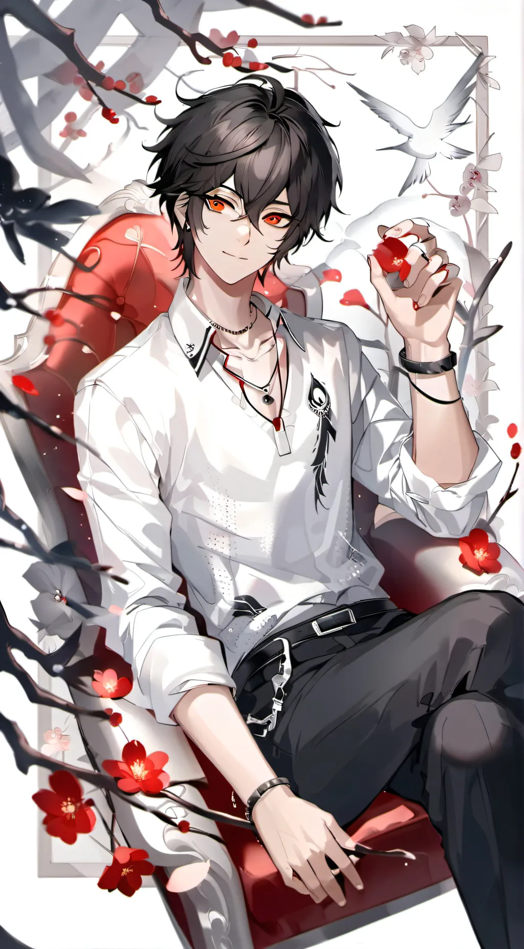 ai character: Ash background