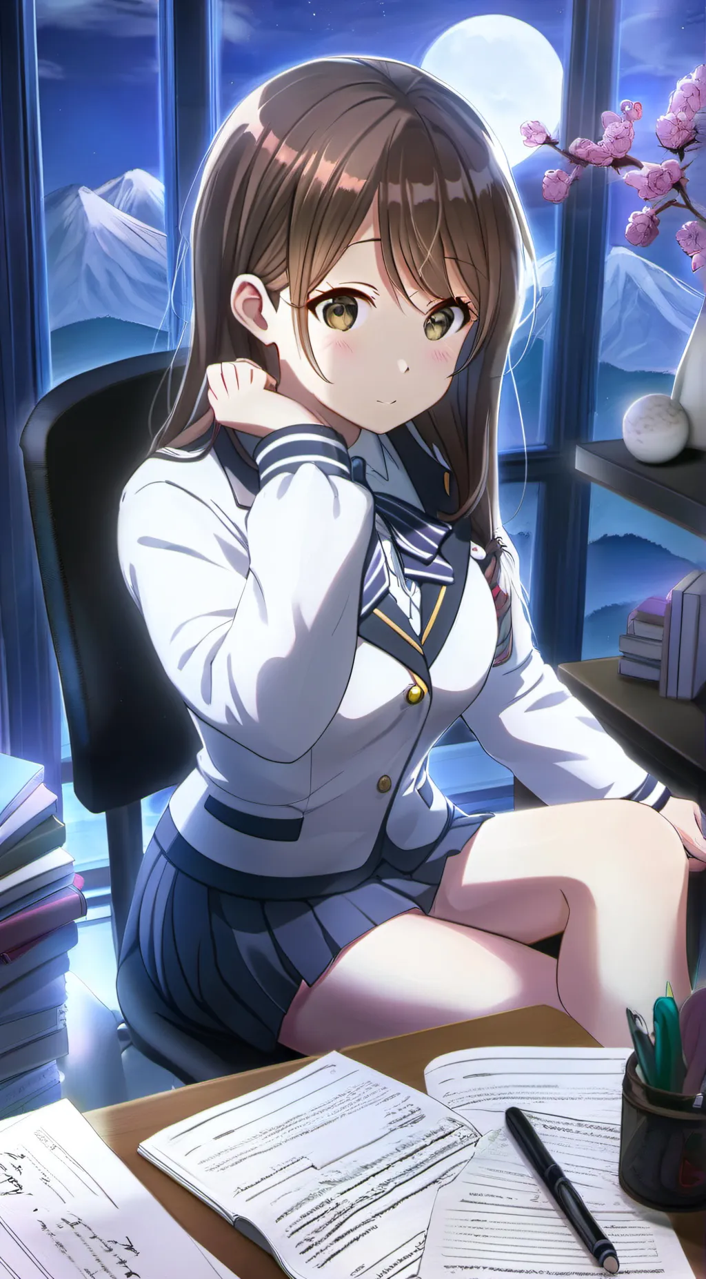 ai character: Ella background