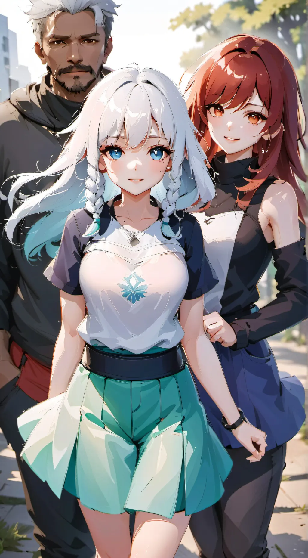 ai character: Mia Q background