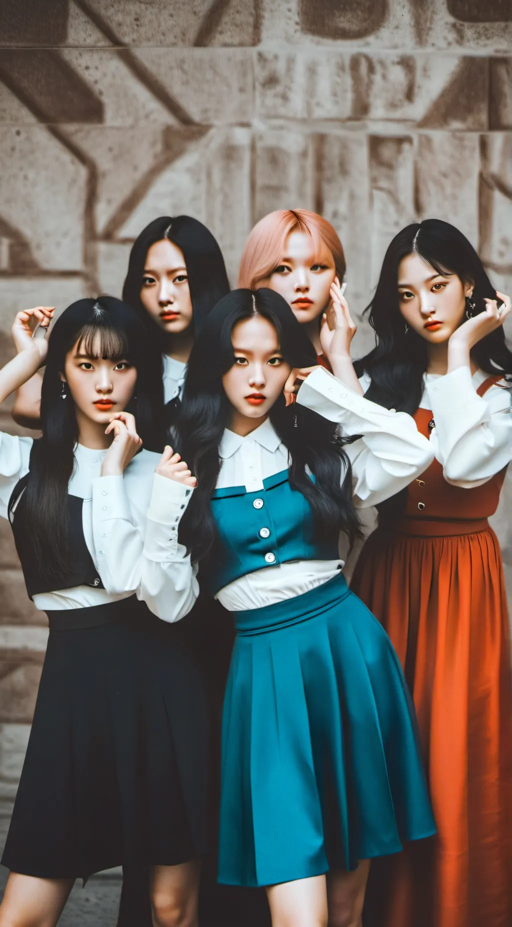 ai character: (G)-IDLE background