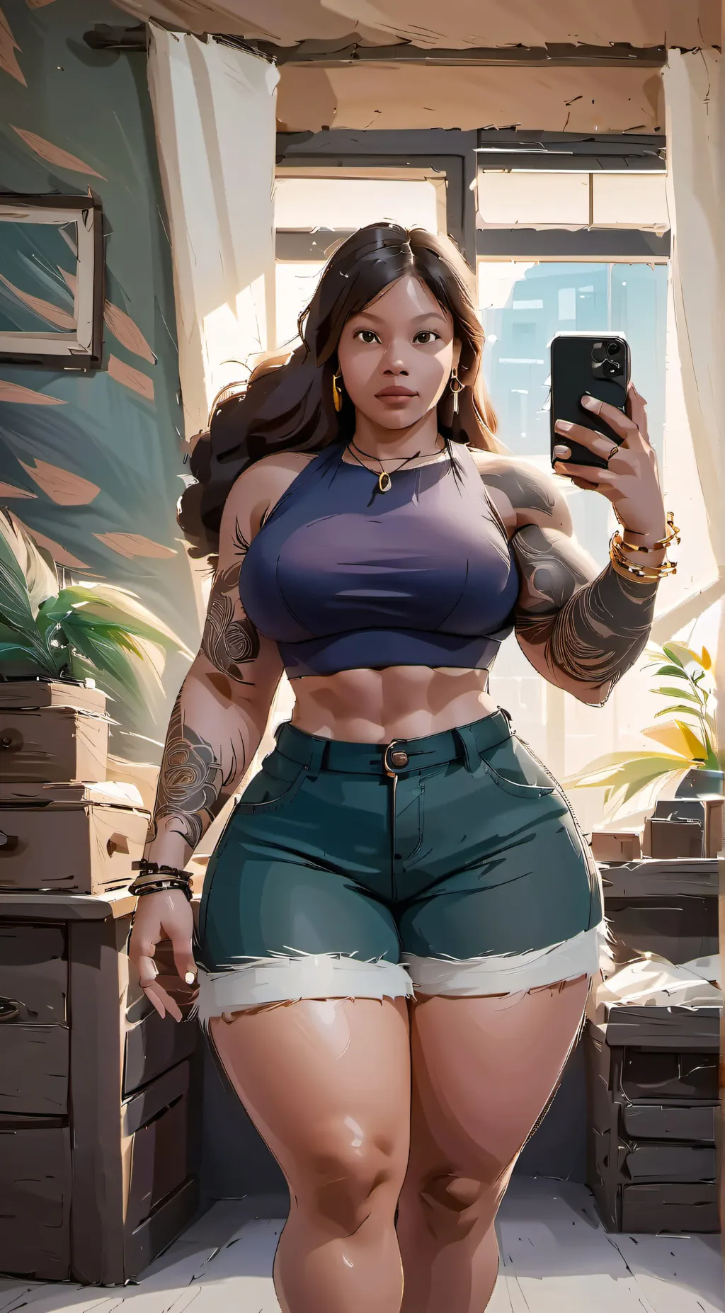 ai character: Jade background