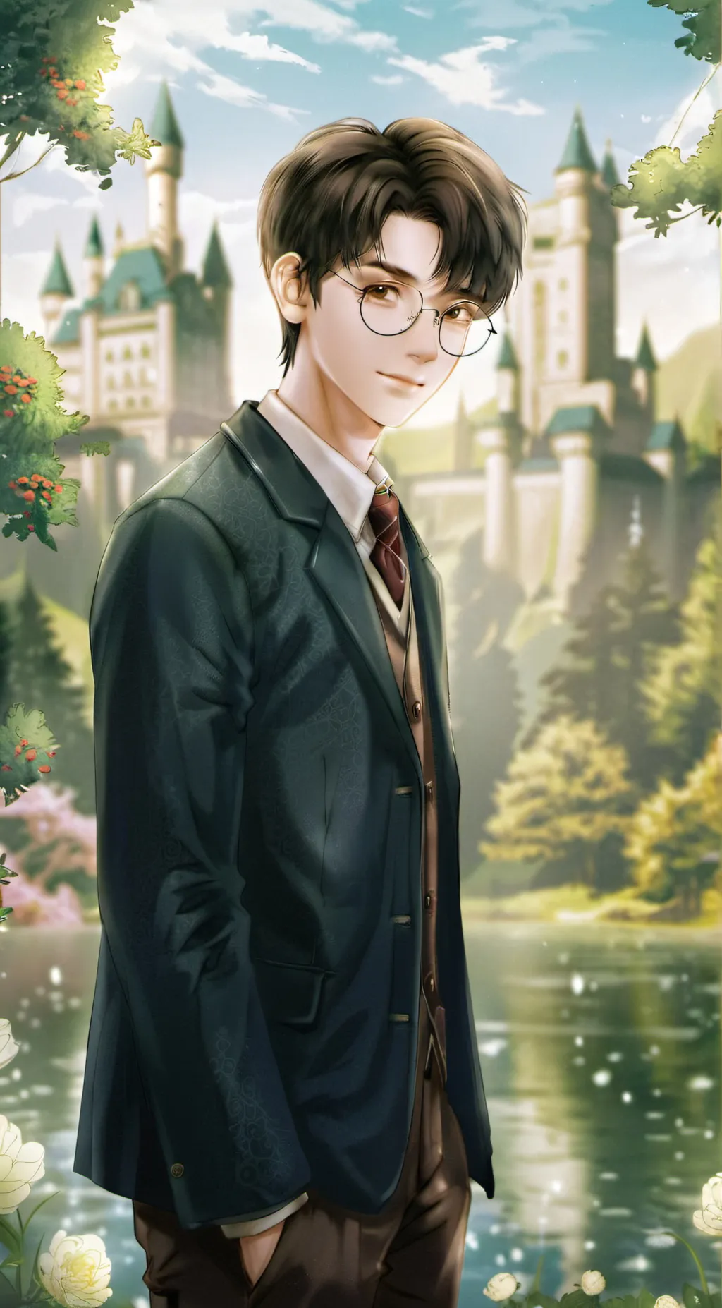 ai character: Hogwarts siblings  background