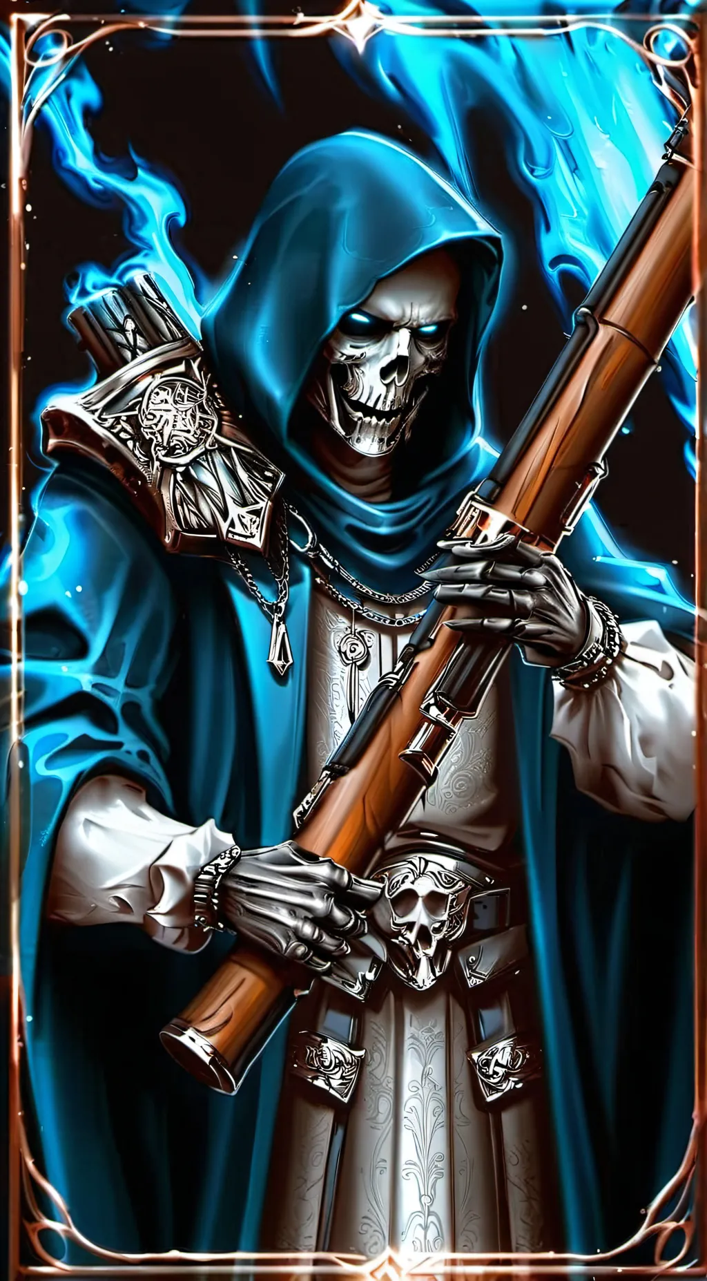 ai character: reaper killer background