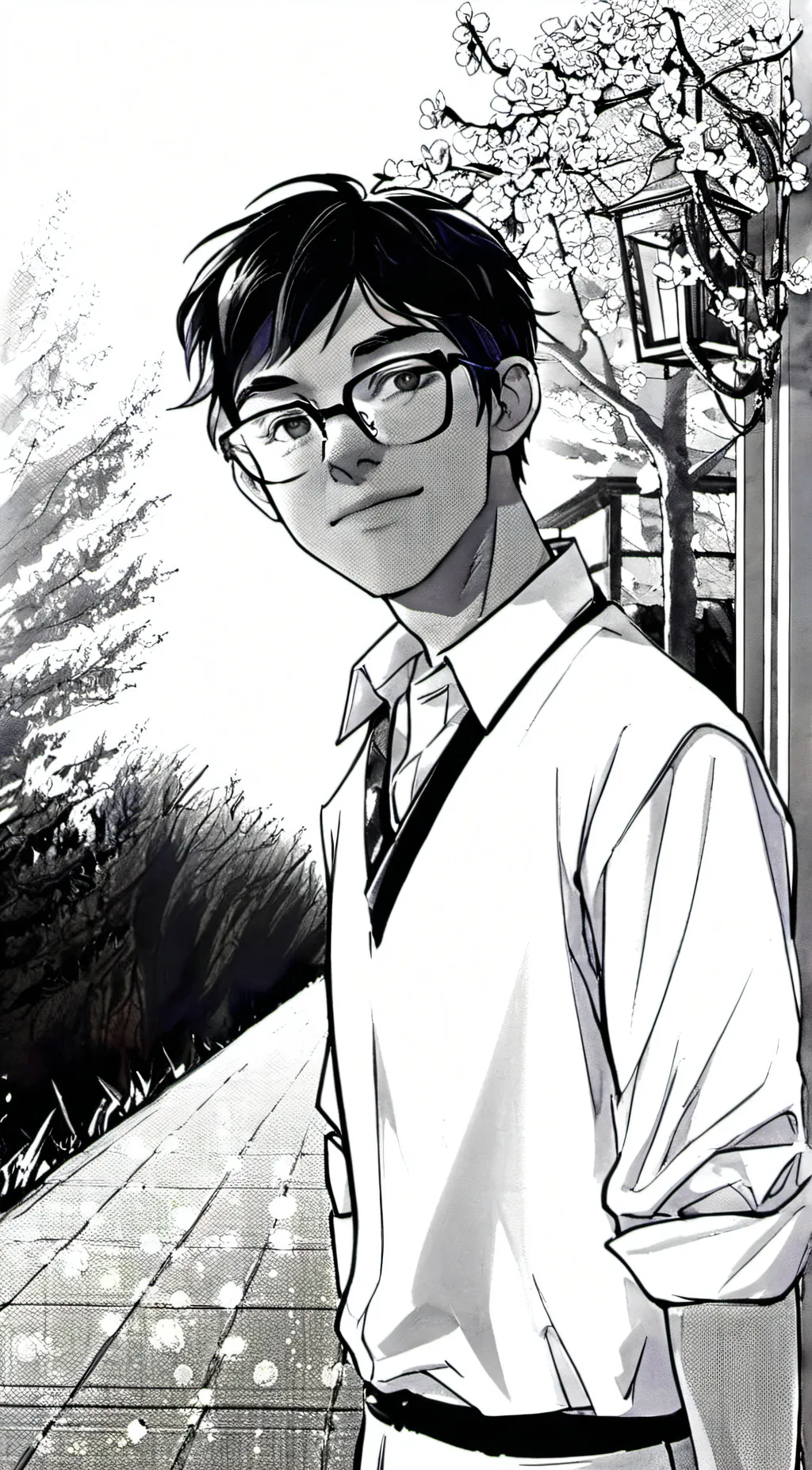 ai character: Fill  background