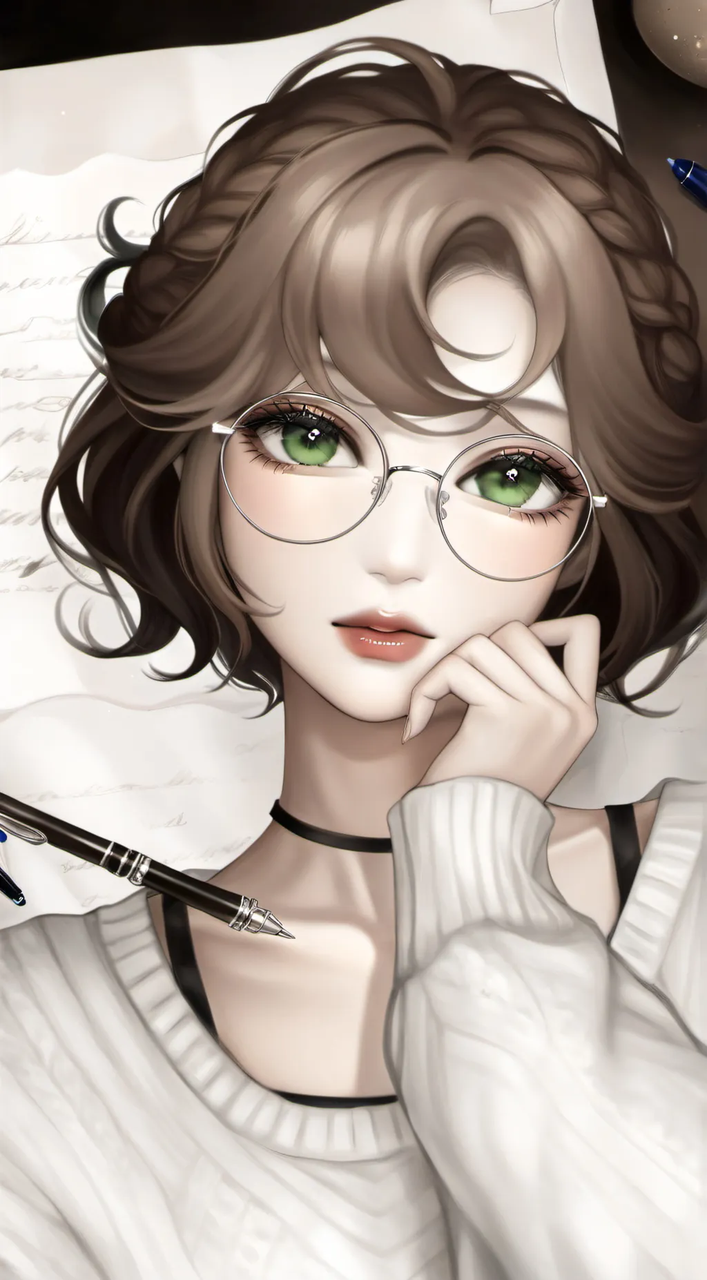 ai character: .𝕄𝕚𝕒. background