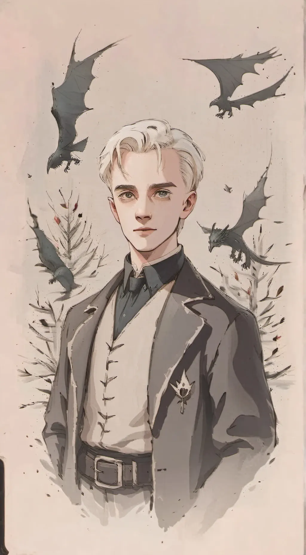 ai character: draco Malfoy background