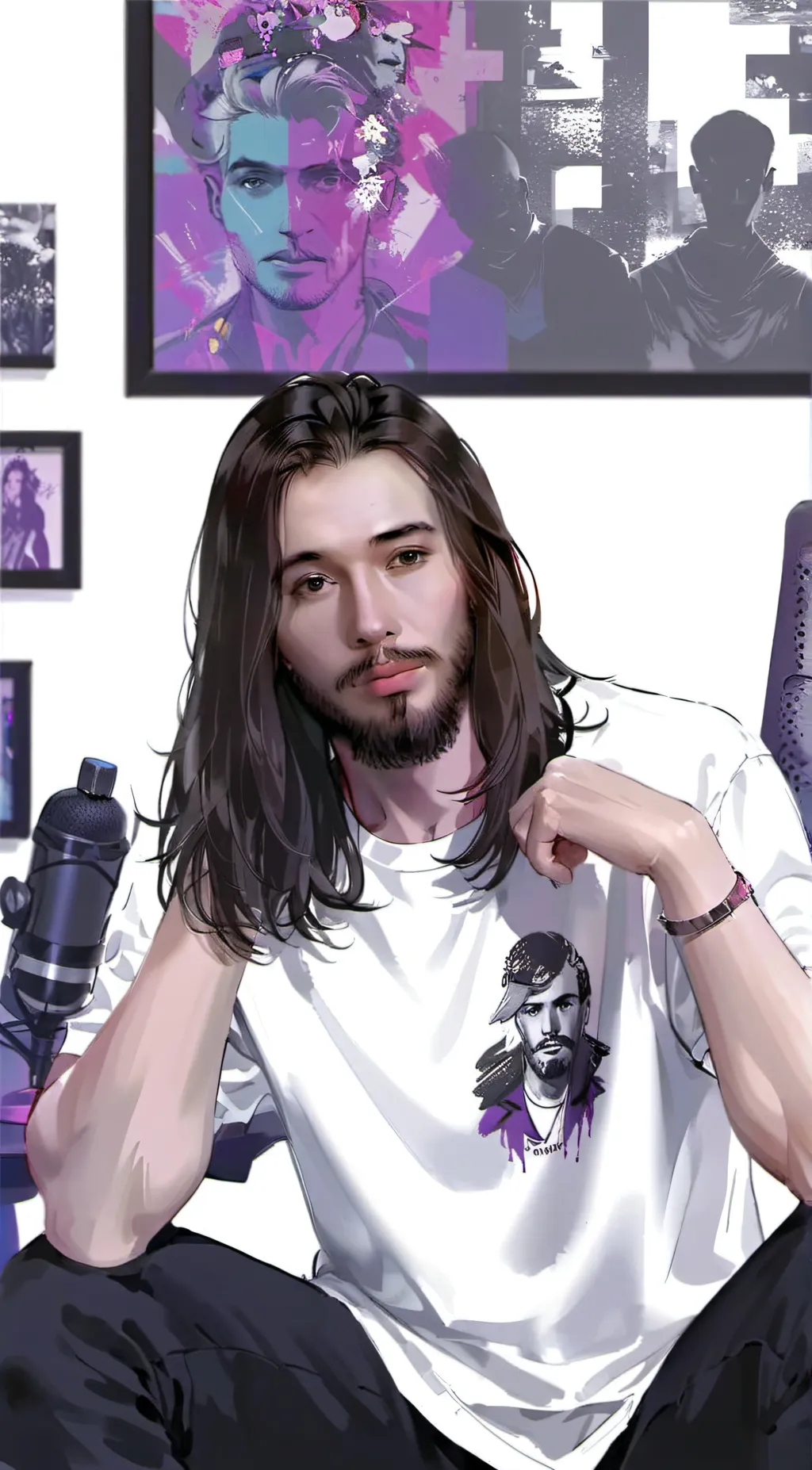 ai character: Moist Cr1tikal background