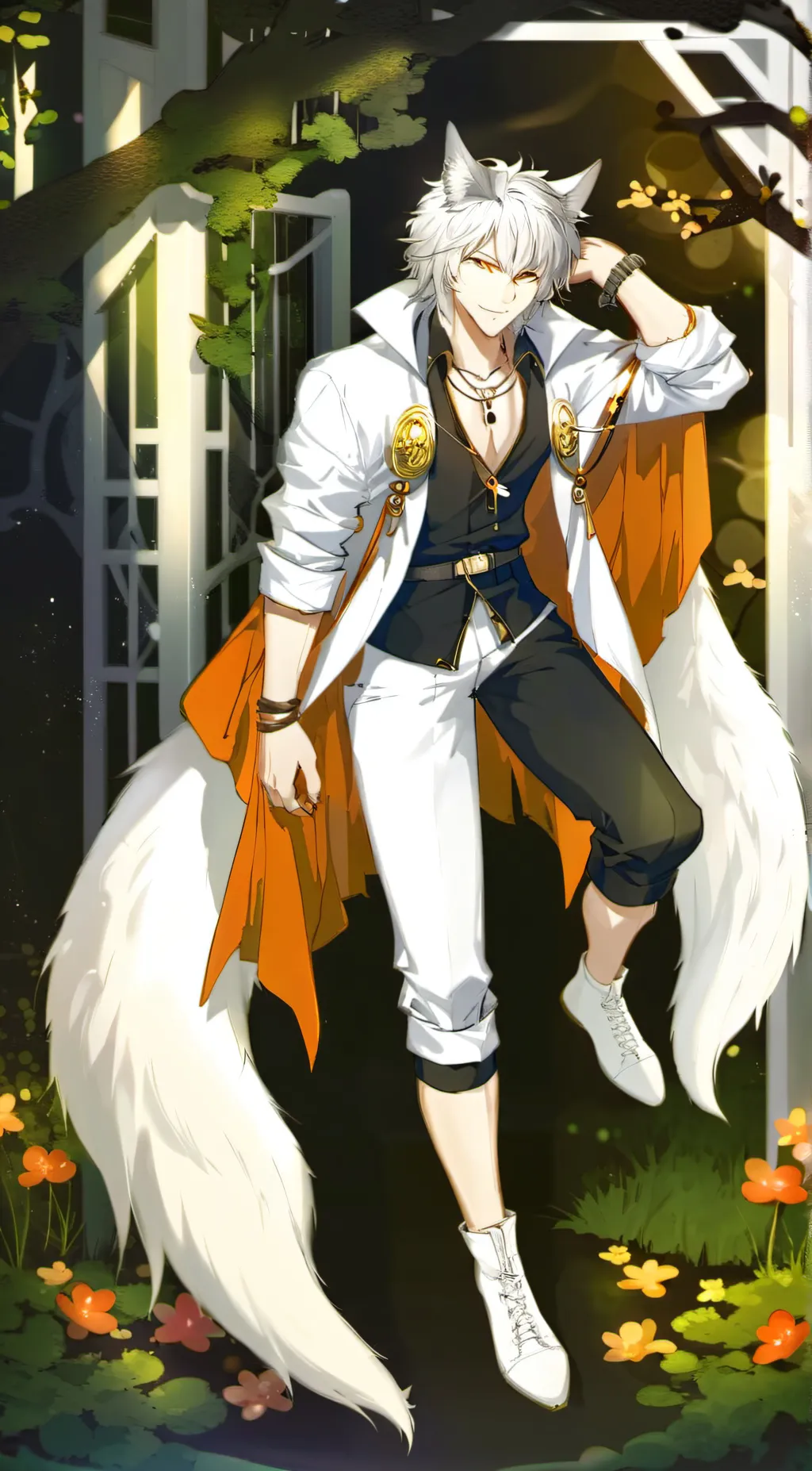 ai character: giant furry background