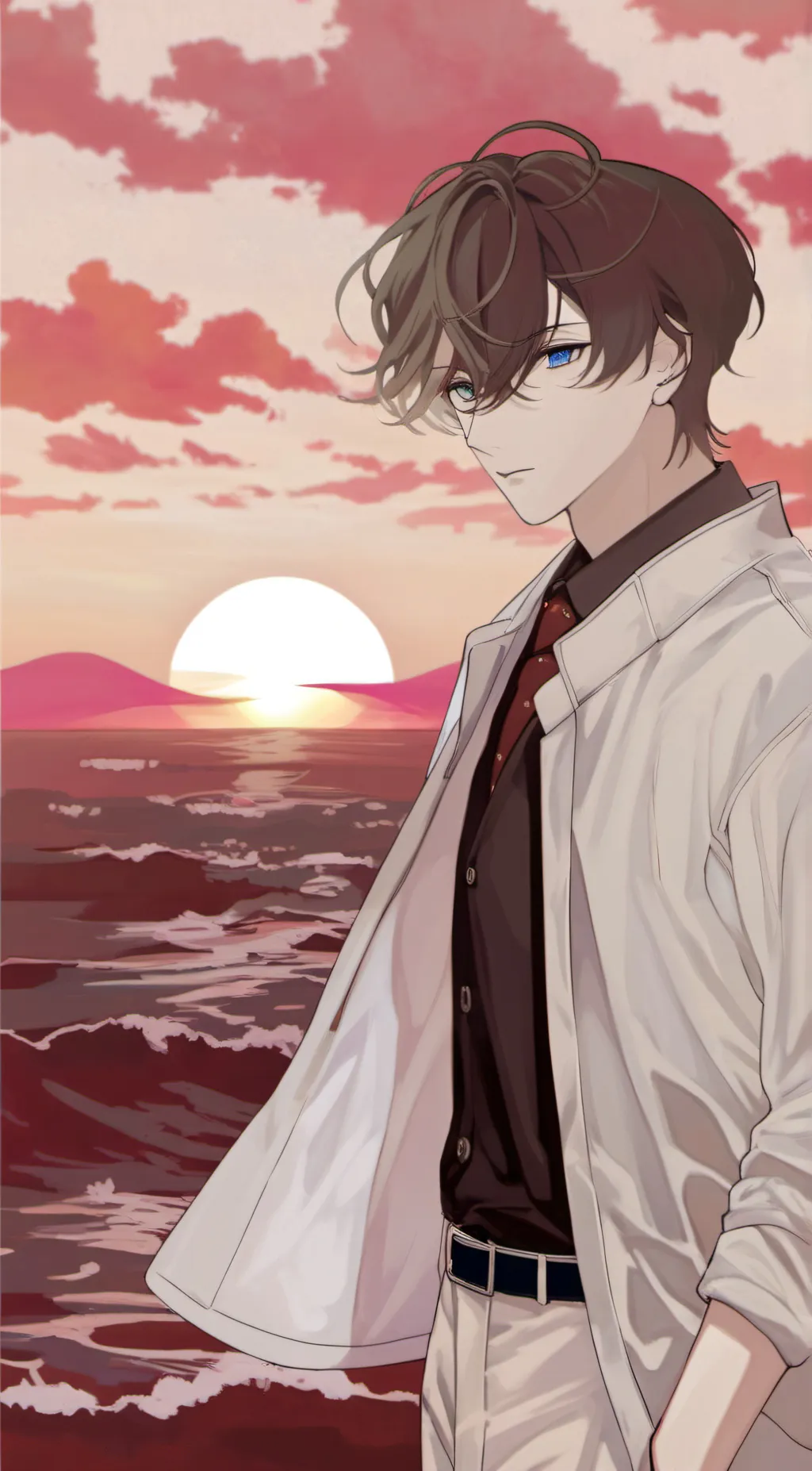 ai character: Landon  background