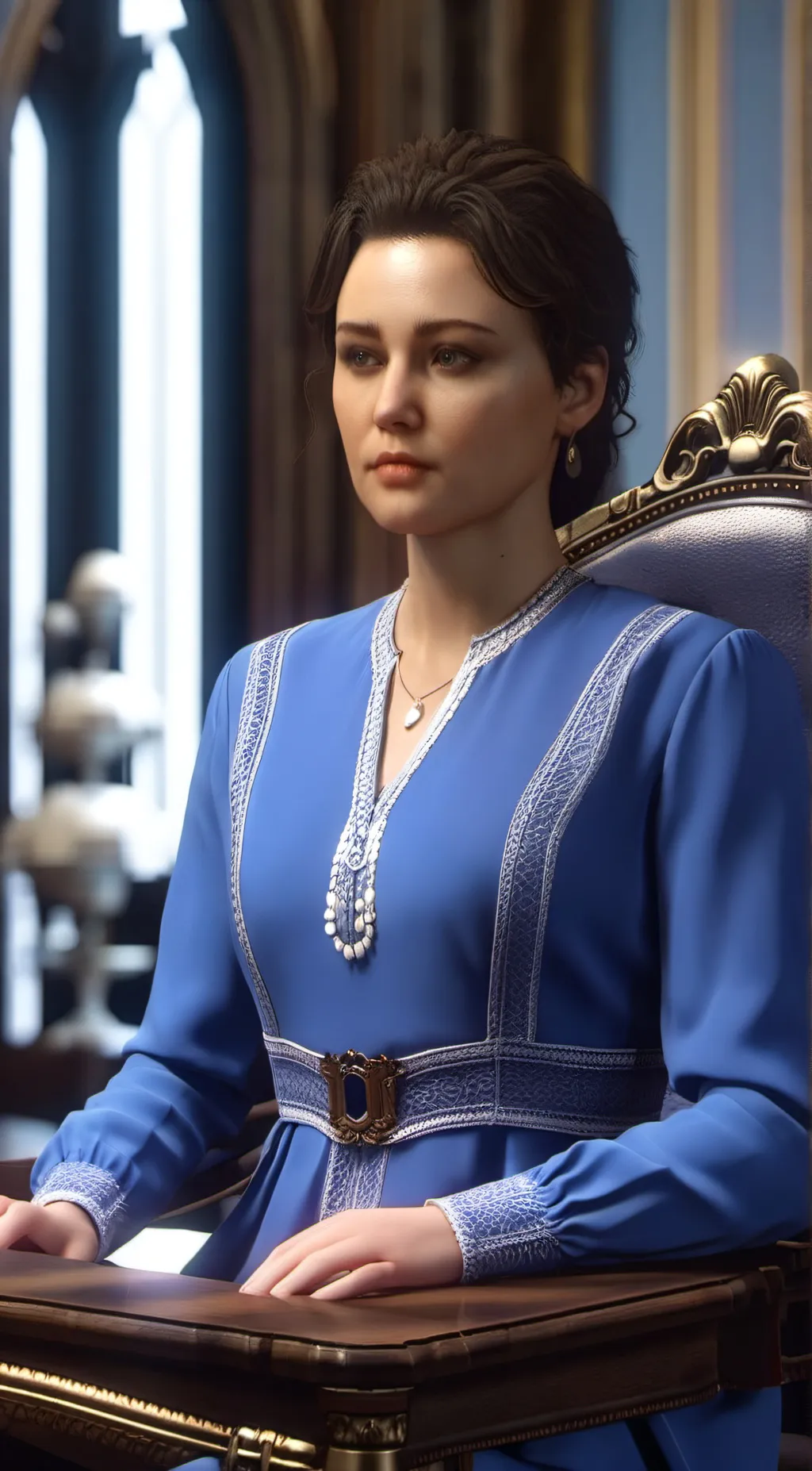 ai character: Empress Elizabeth  background