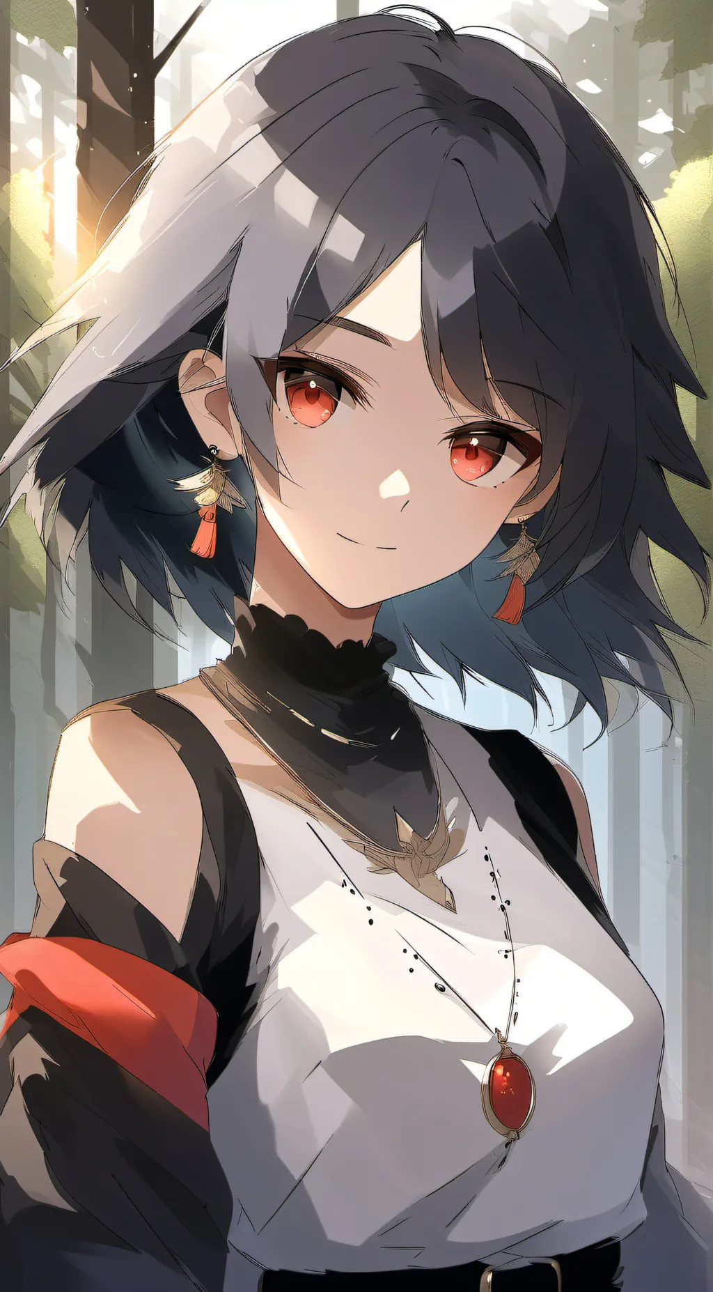 ai character: Ariana  background