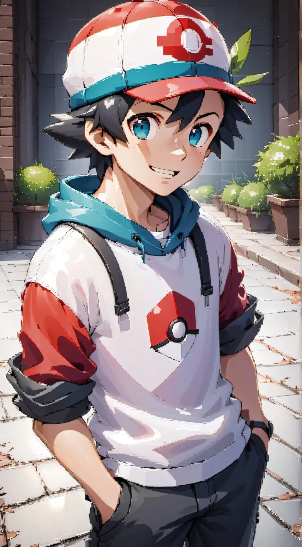 ai character: Goh?¿ background